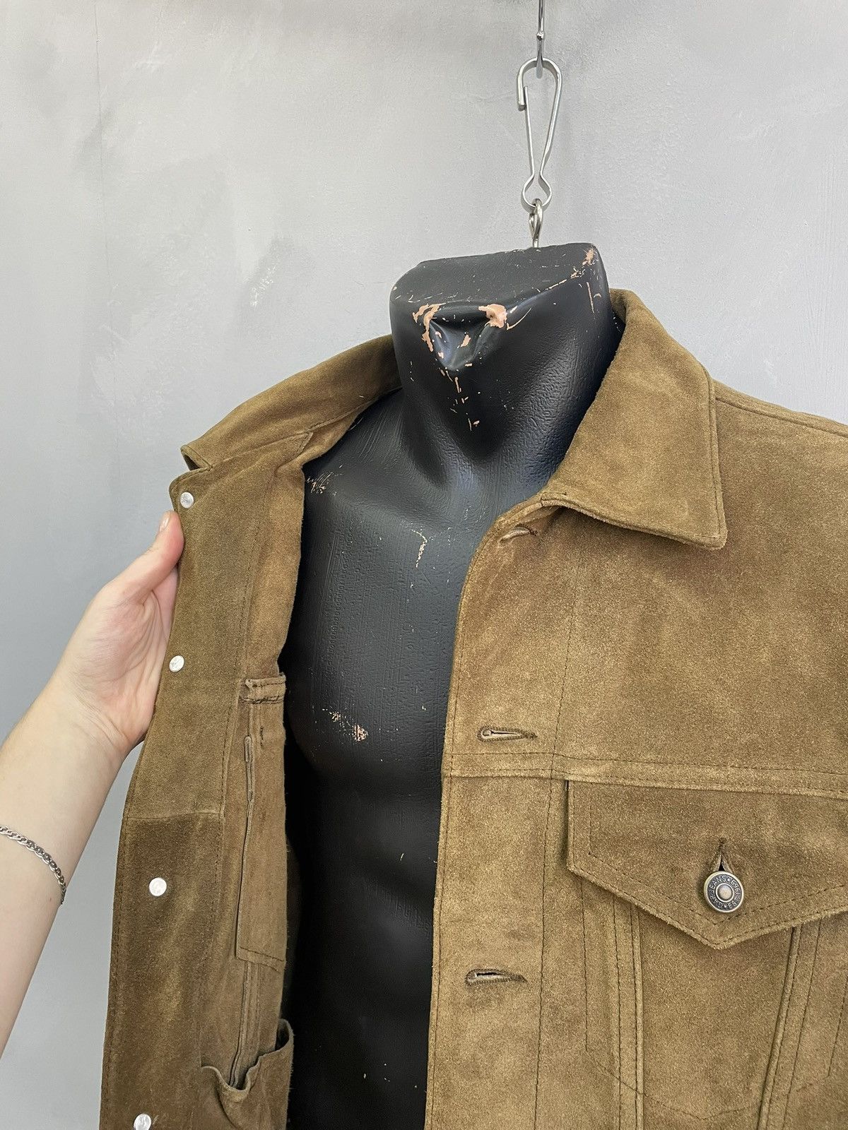 Gap Classic trucker jacket y2k Gap suede leather y2k Size US M / EU 48-50 / 2 - 11 Thumbnail