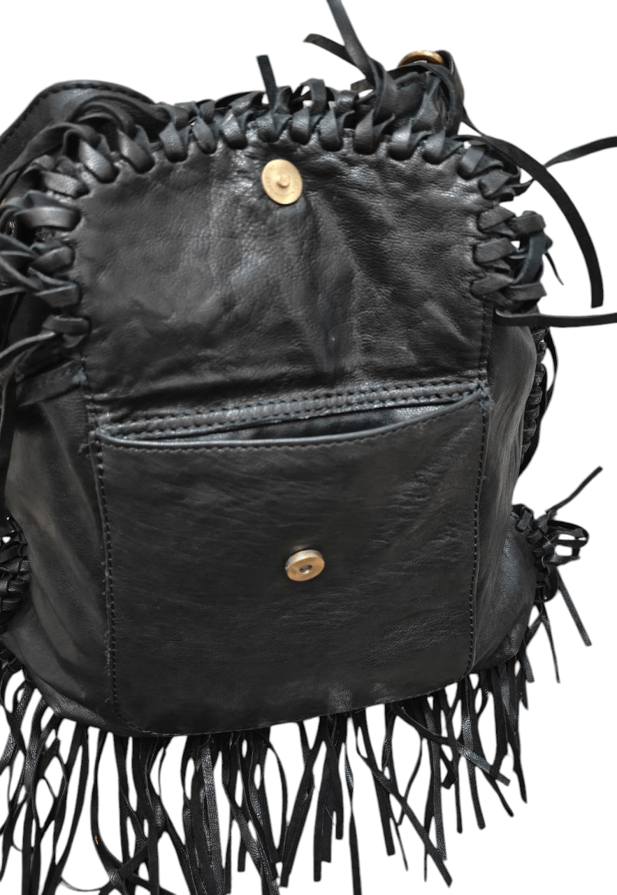 Japanese Brand Leather Bucket Sling Bag Size ONE SIZE - 7 Thumbnail