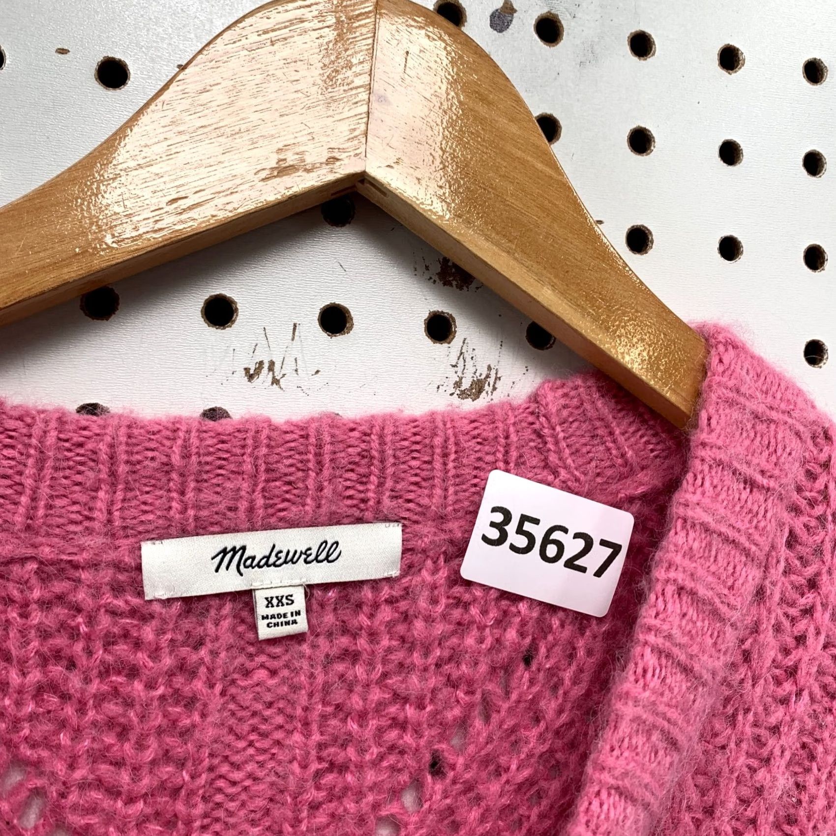 Madewell Madewell Alpaca Blend Knit Sweater Womens XXS Piknk Loose Knit Size XXS / US 00 / IT 34 - 4 Thumbnail