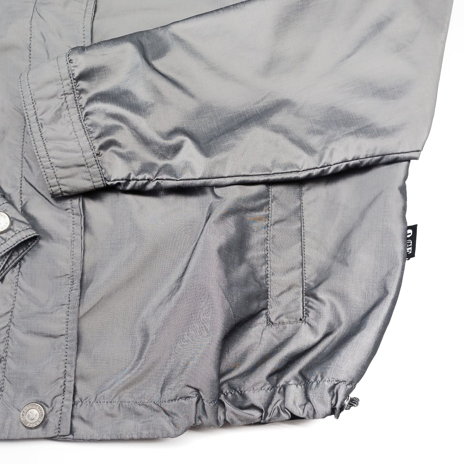 Gianfranco Ferre Y2K Ferre Jeans Metallic Silver Jacket Sz S Chrome Techwear Size S / US 4 / IT 40 - 9 Thumbnail
