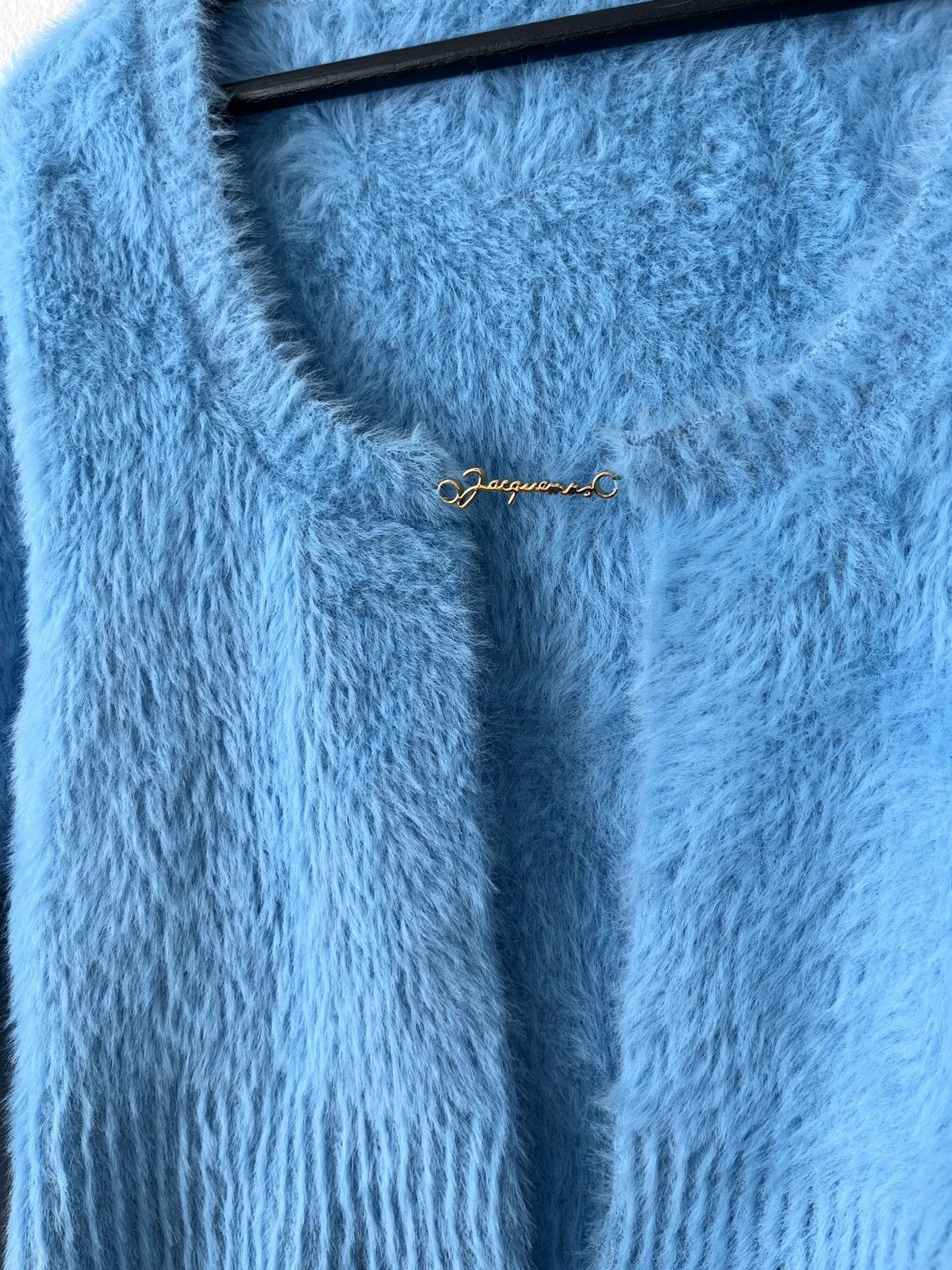 Jacquemus Jacquemus La Maille Neve Long Sleeve Cropped Cardigan 40 Size M / US 6-8 / IT 42-44 - 4 Thumbnail