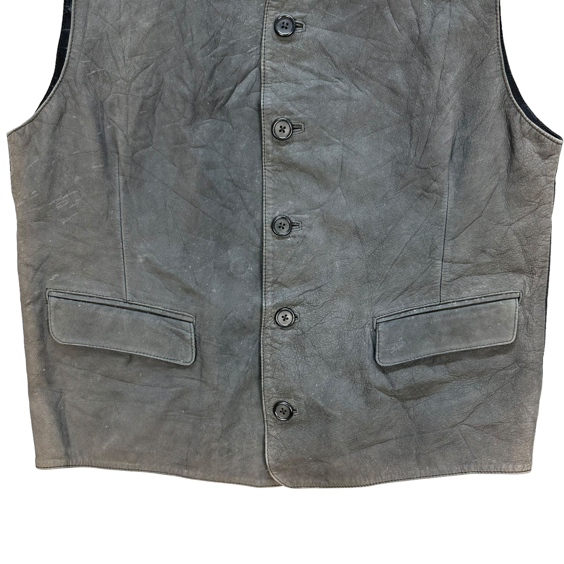 Margaret Howell Margaret Howell Real Leather Hybrid Vest #A17-0409 Size US M / EU 48-50 / 2 - 3 Thumbnail