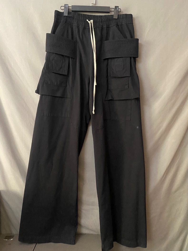 Rick Owens Rick Owens Nylon Wide-Leg Cargo Pants-yf Size US 32 / EU 48 - 1 Thumbnail
