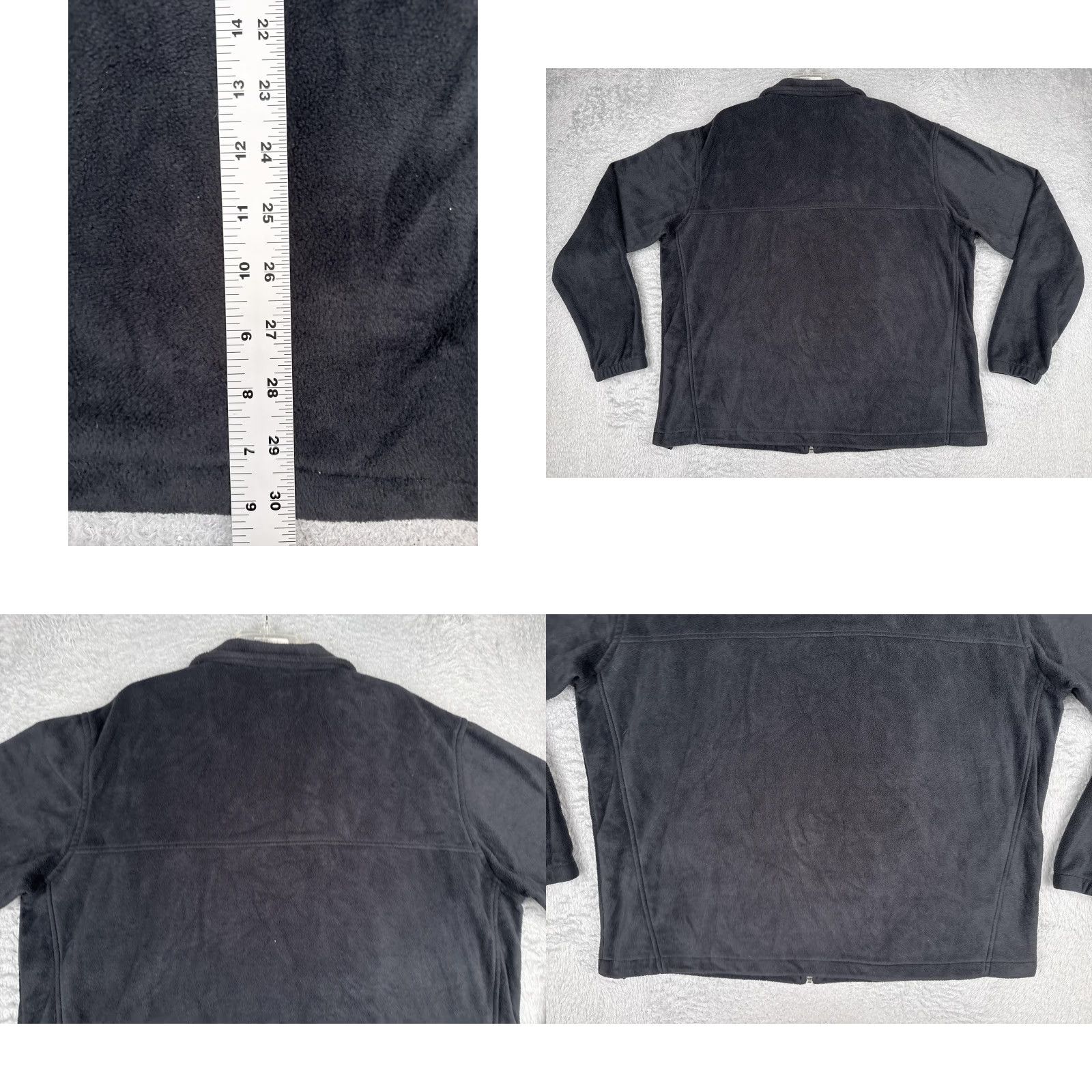 Vintage Columbia Jacket Mens 2XL Black Full Zip Pockets Fleece Outdoor Hiking Warm Size US XXL / EU 58 / 5 - 9 Thumbnail