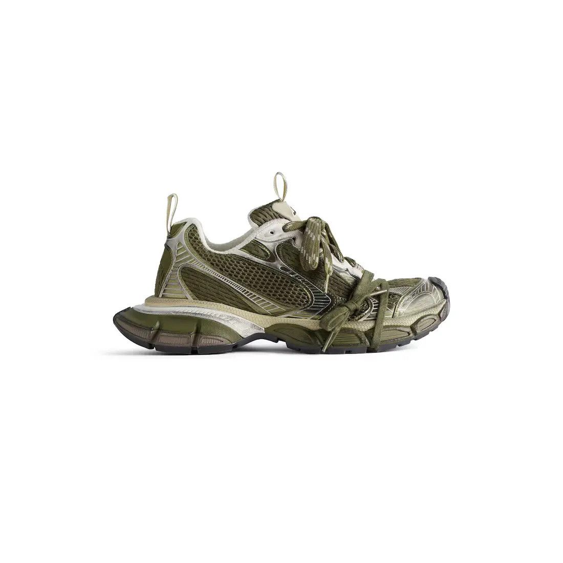 Balenciaga o1mt1gz0325 3XL Sneakers in Dark Green/Light Beige Size US 14 / EU 47 - 1 Thumbnail