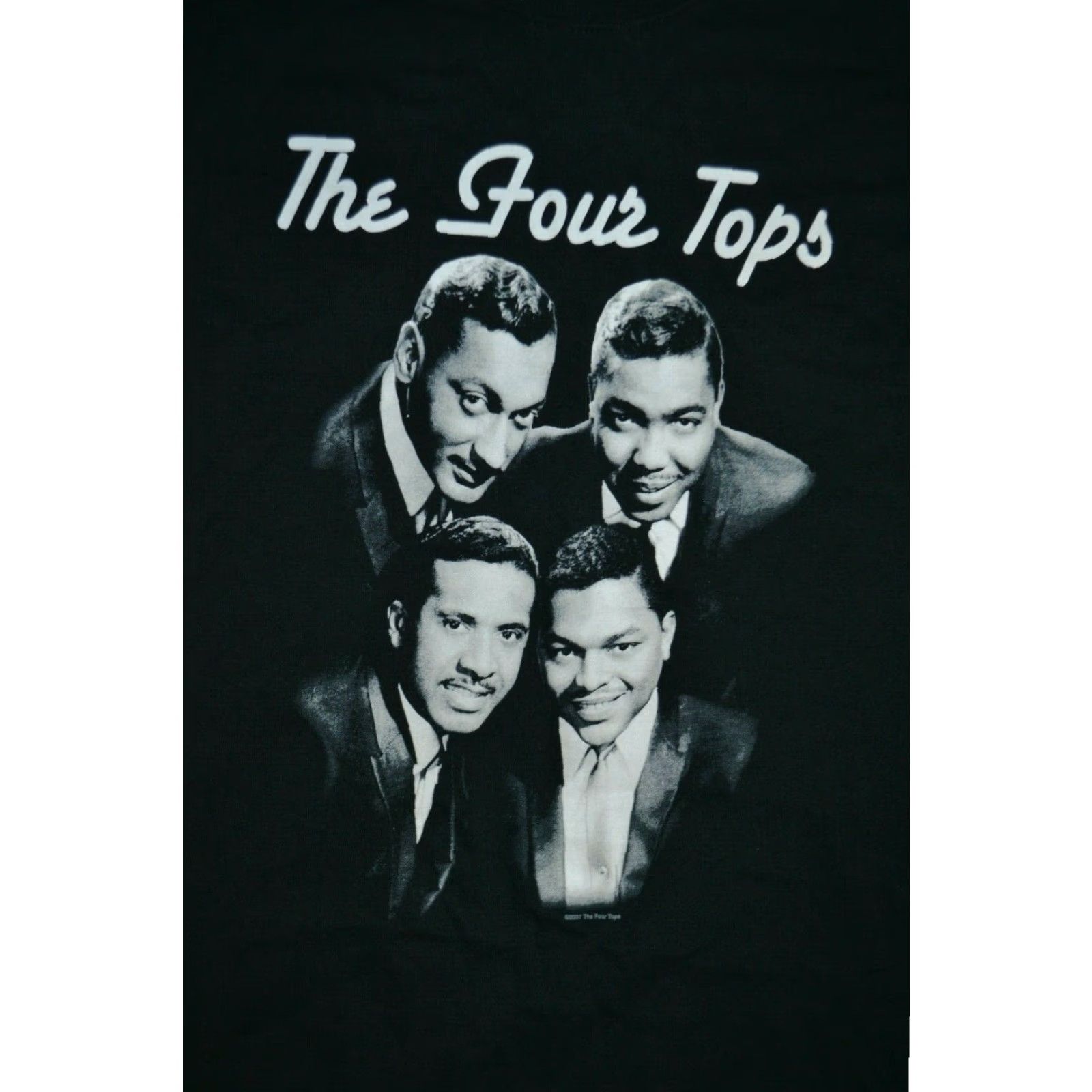 Gildan VTG The Four Tops Band Photo T Shirt 2XL 60's R&B Soul Motown Group Nice Black Gildan 100% Cotton Short Sleeve Graphic Tee Men XXL Size US XXL / EU 58 / 5 - 2 Thumbnail