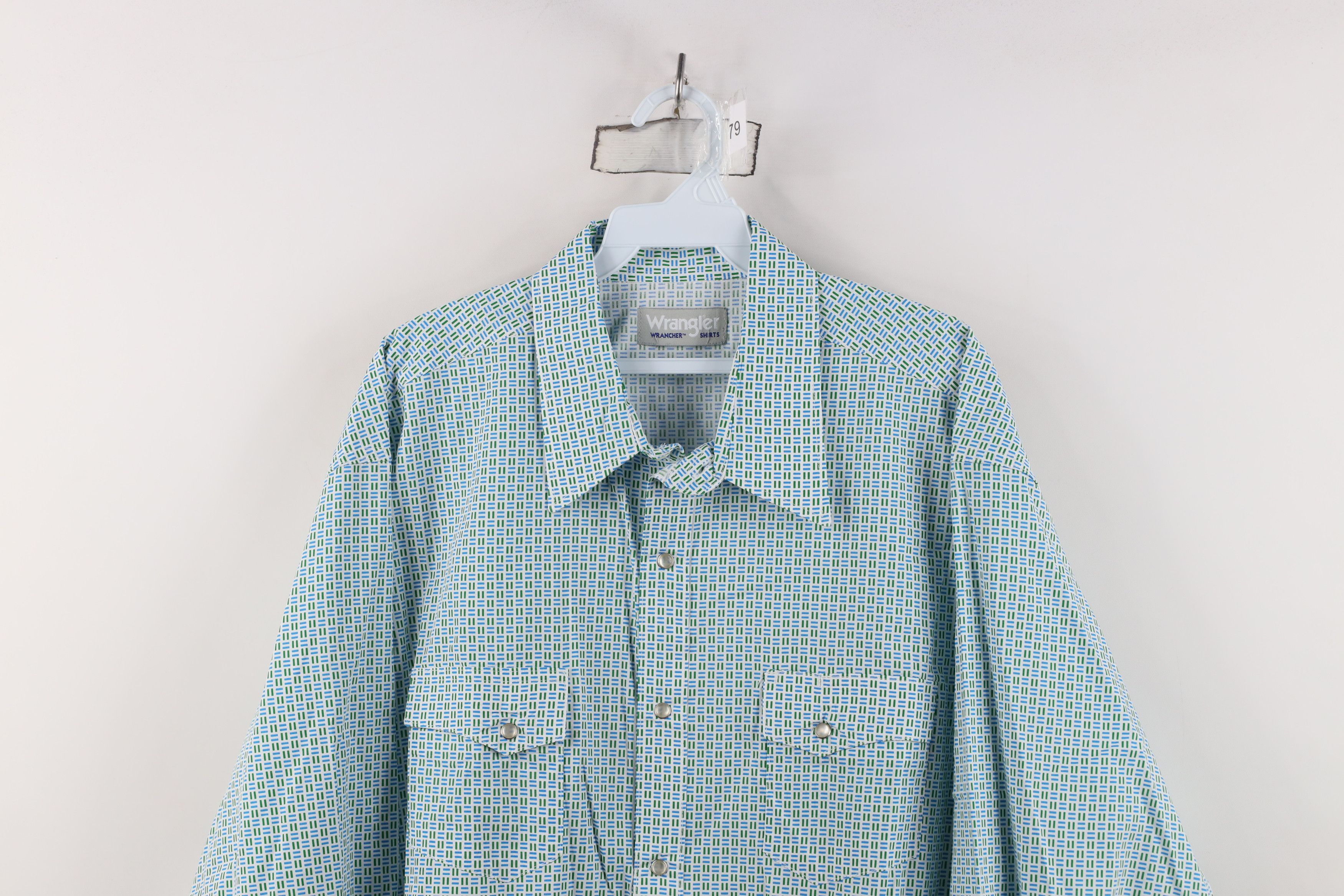 Wrangler Vintage 90s Wrangler Cowboy Rodeo Snap Button Collared Shirt Size US XXL / EU 58 / 5 - 2 Thumbnail