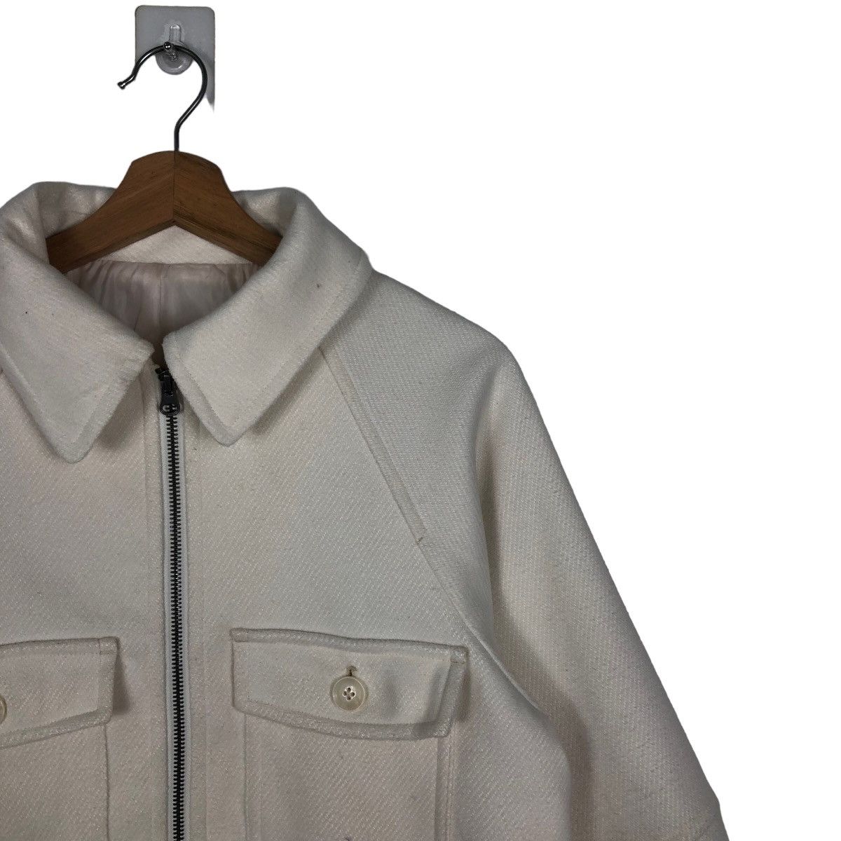 Japanese Brand 🔥Vintage Cropped Wool Jacket Cargo Gu Japan Issey Miyake Size US S / EU 44-46 / 1 - 6 Thumbnail
