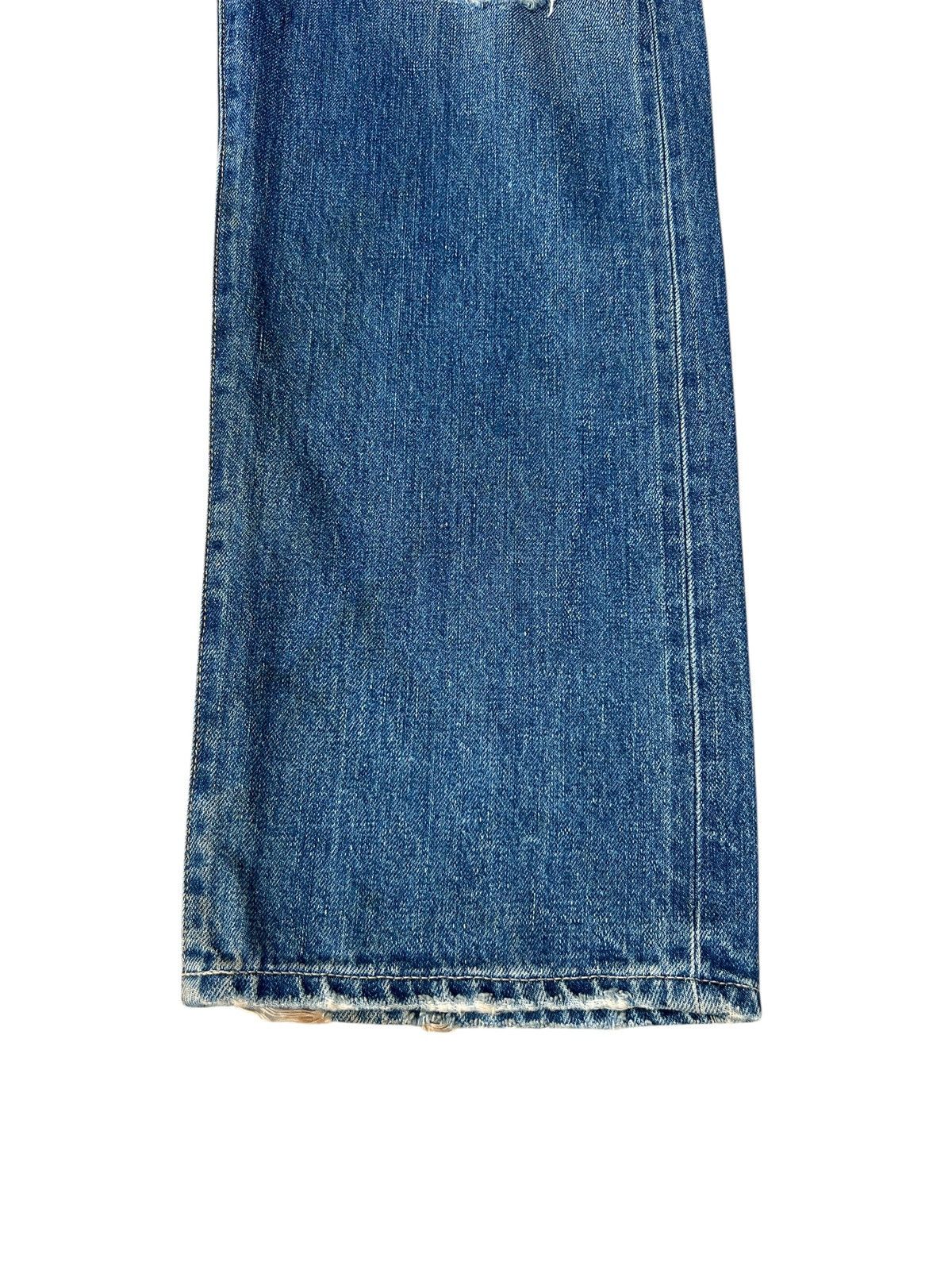 WHIZ LIMITED Whiz Limited Japan Ripped Distress Denim Selvedge Jeans Size US 32 / EU 48 - 13 Thumbnail