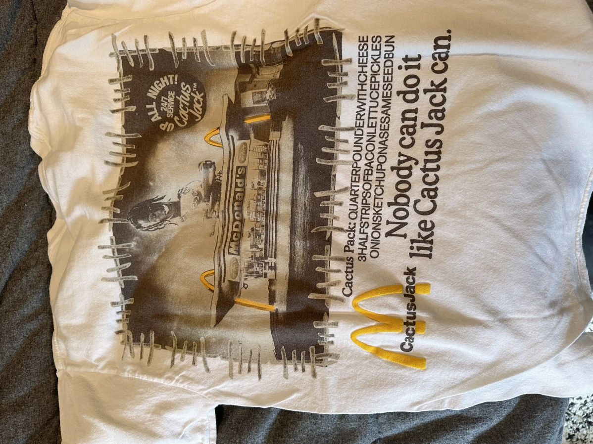 Travis Scott Travis Scott X McDonalds Tee White S Size US S / EU 44-46 / 1 - 2 Thumbnail