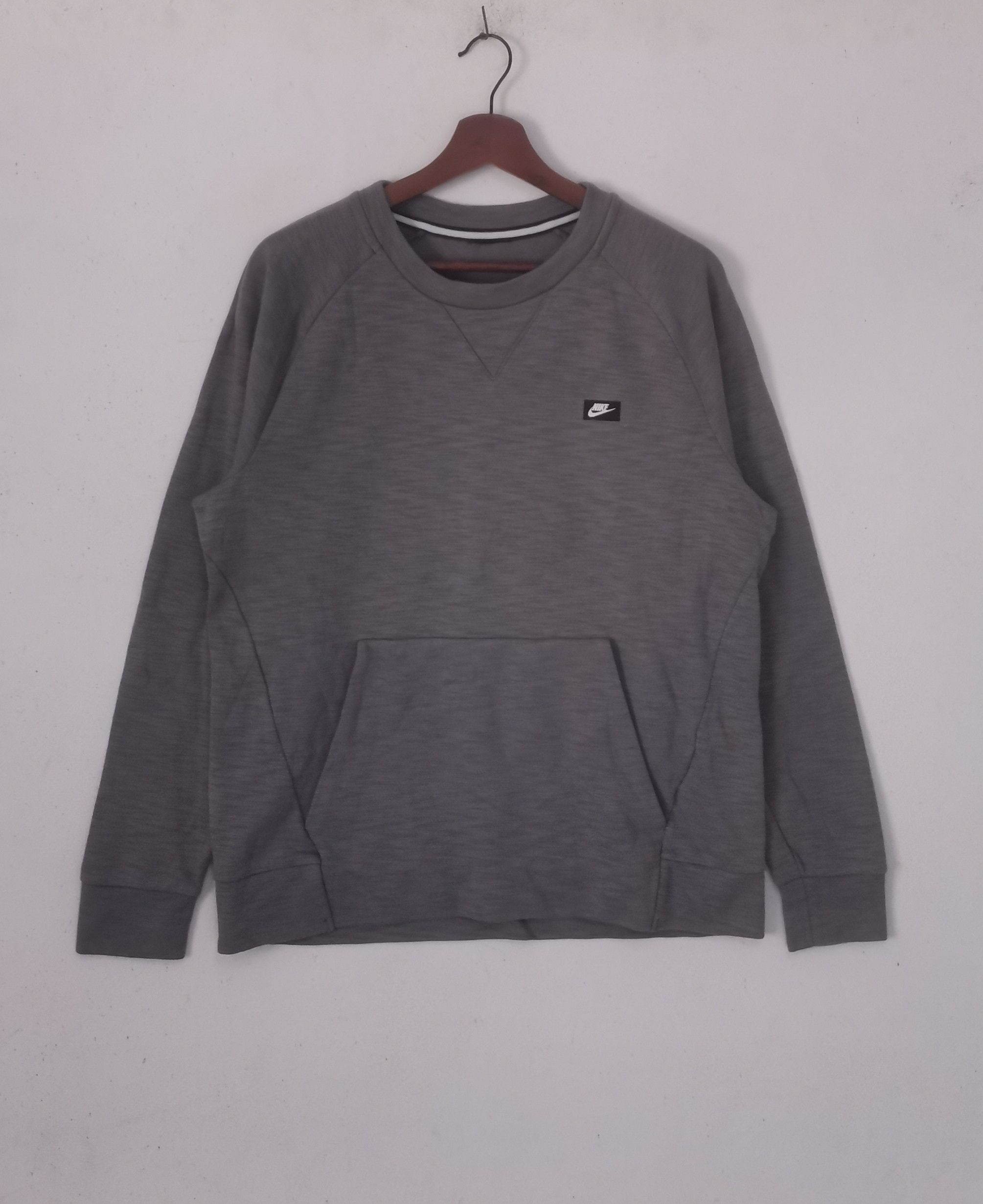 Nike Rare Nike sweatshirt small logo grey colour Size US M / EU 48-50 / 2 - 1 Thumbnail