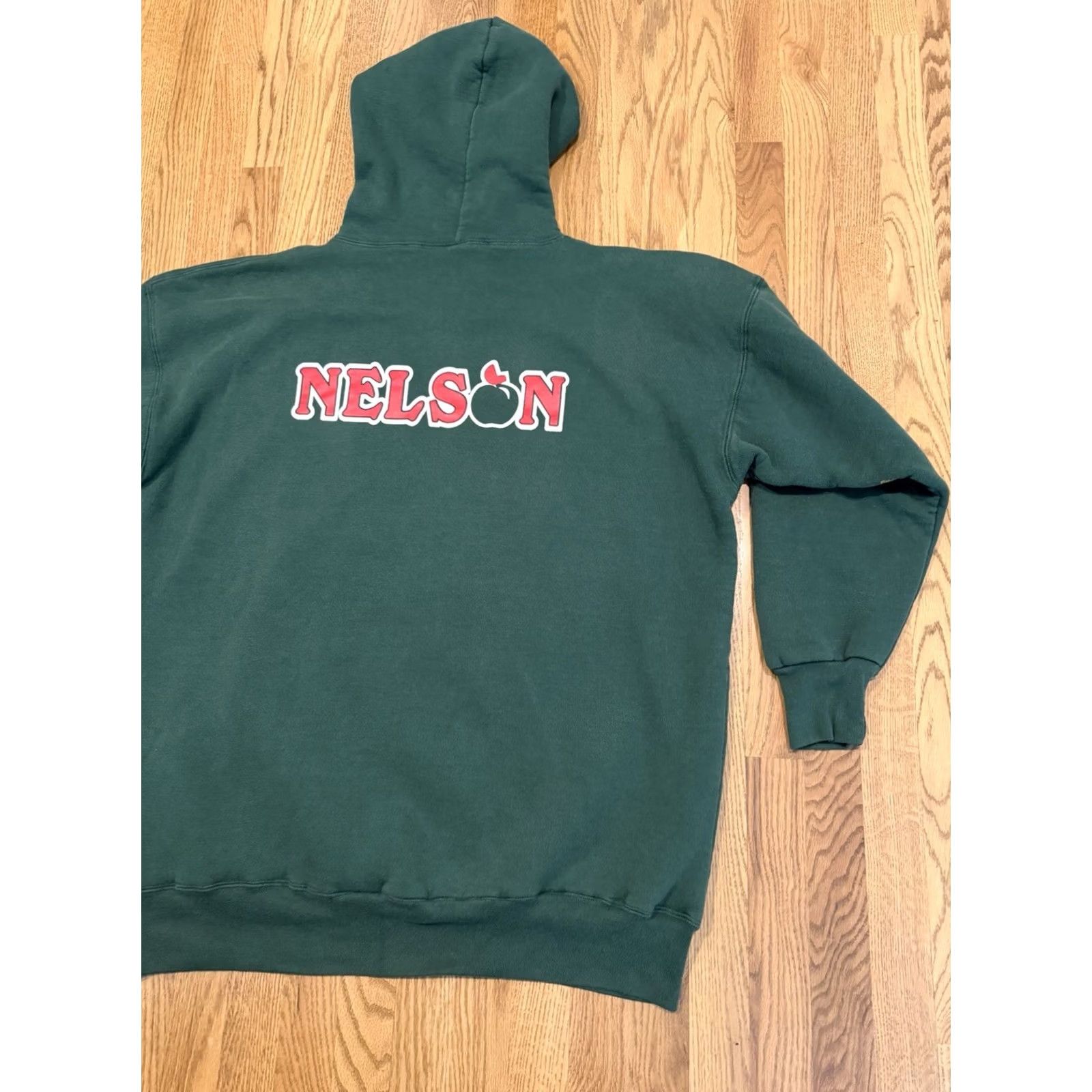 Doublet VINTAGE Russell Hoodie Sweatshirt Men’s XL Green 1980s Pullover Heavyweight Fleece Pockets Lined 80s True Vintage USA Logo Power Retro size XL Mens Size US XL / EU 56 / 4 - 6 Thumbnail