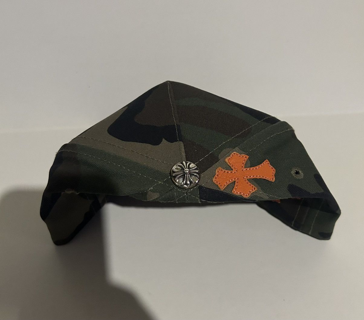 Chrome Hearts Chrome Hearts Camo CH Cemetery Cross Patch Baseball Hat Size ONE SIZE - 2 Thumbnail