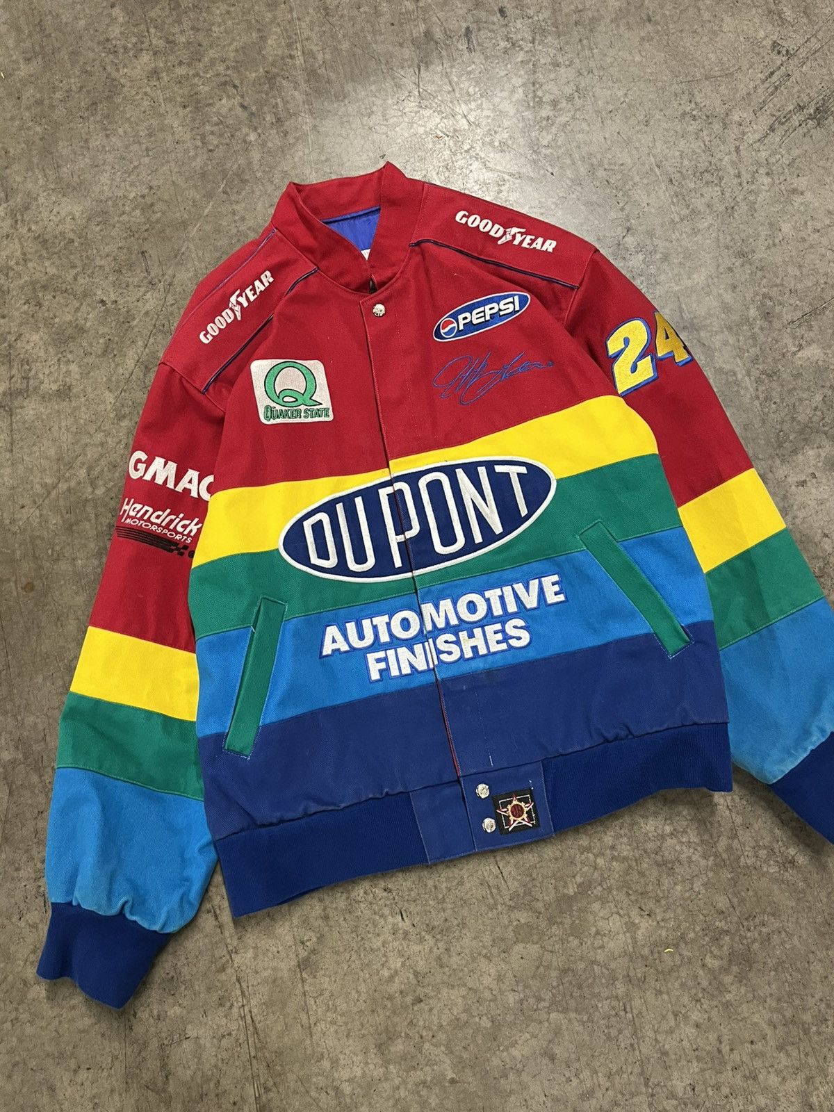 NASCAR × Vintage NASCAR vintage 90s racing jacket streetwear hype rare Size US XL / EU 56 / 4 - 4 Thumbnail