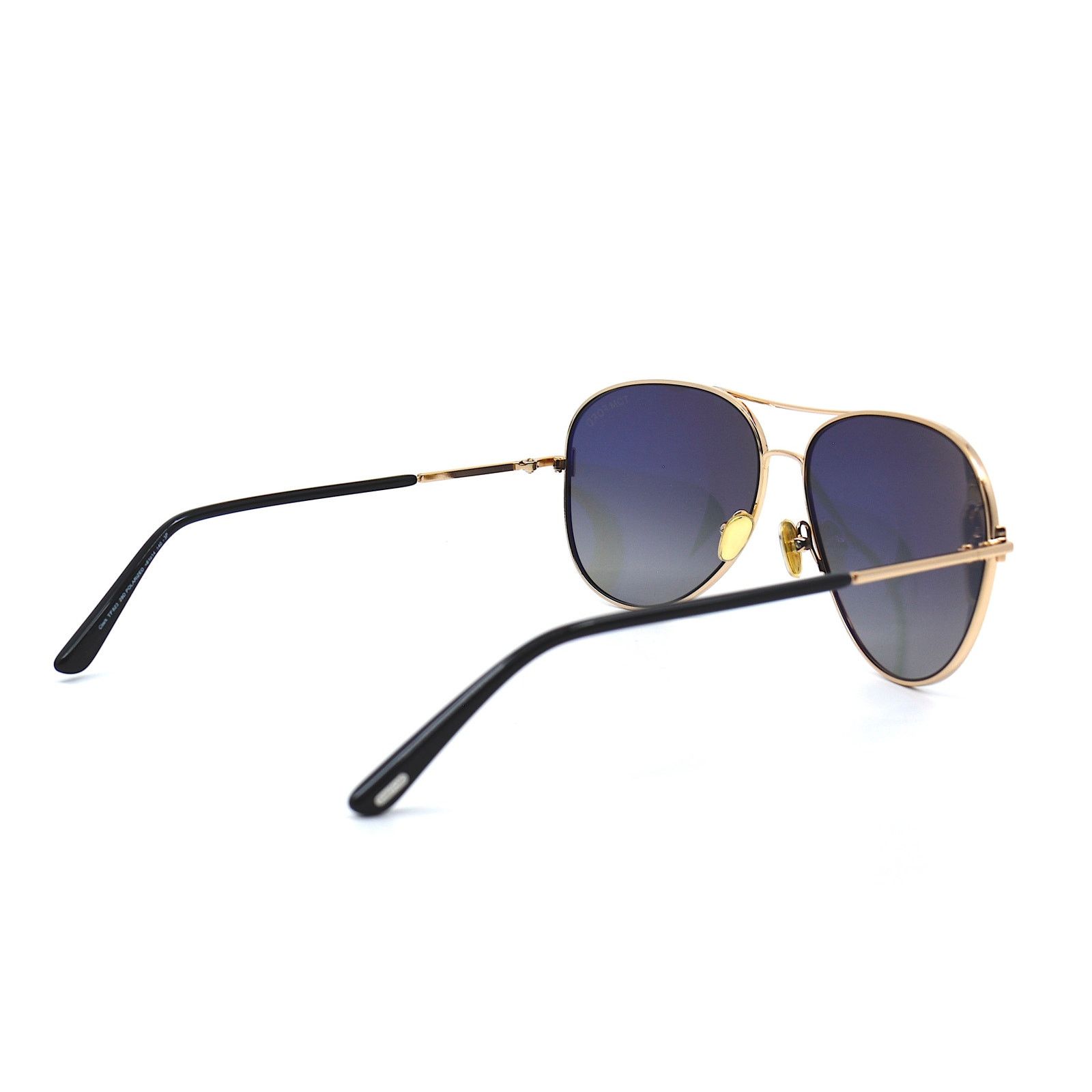 Tom Ford TOM FORD TF823/S 28D CLARK GOLD GREY POLARIZED SUNGLASSES Size ONE SIZE - 6 Thumbnail