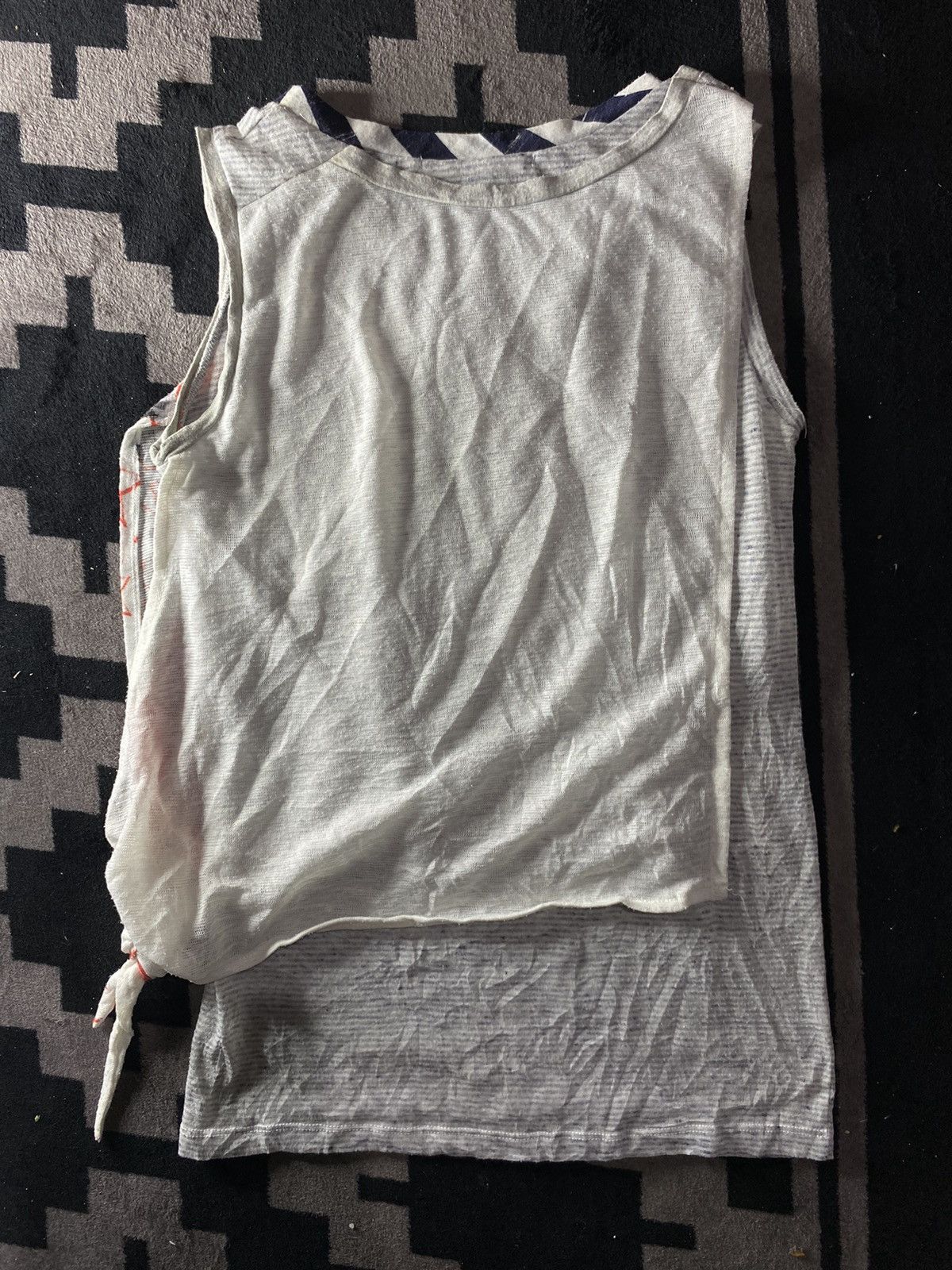 If Six Was Nine × Japanese Brand × Le Grande Bleu (L.G.B.) Bnx double layers mesh sleeveless Size US S / EU 44-46 / 1 - 2 Thumbnail