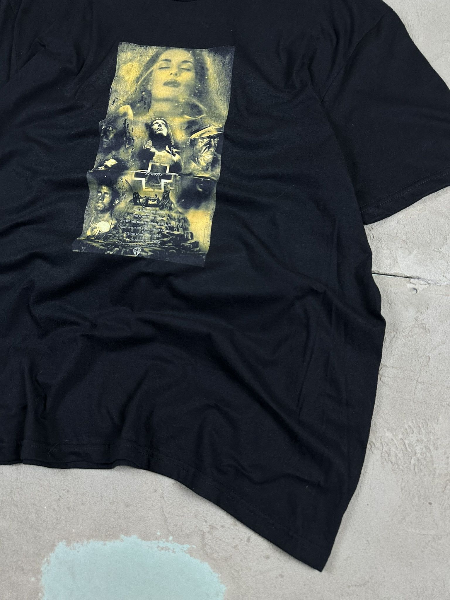 Band Tees × Vintage Vintage Rammstein Sonne Rock Band T-shirt Size US XL / EU 56 / 4 - 4 Thumbnail