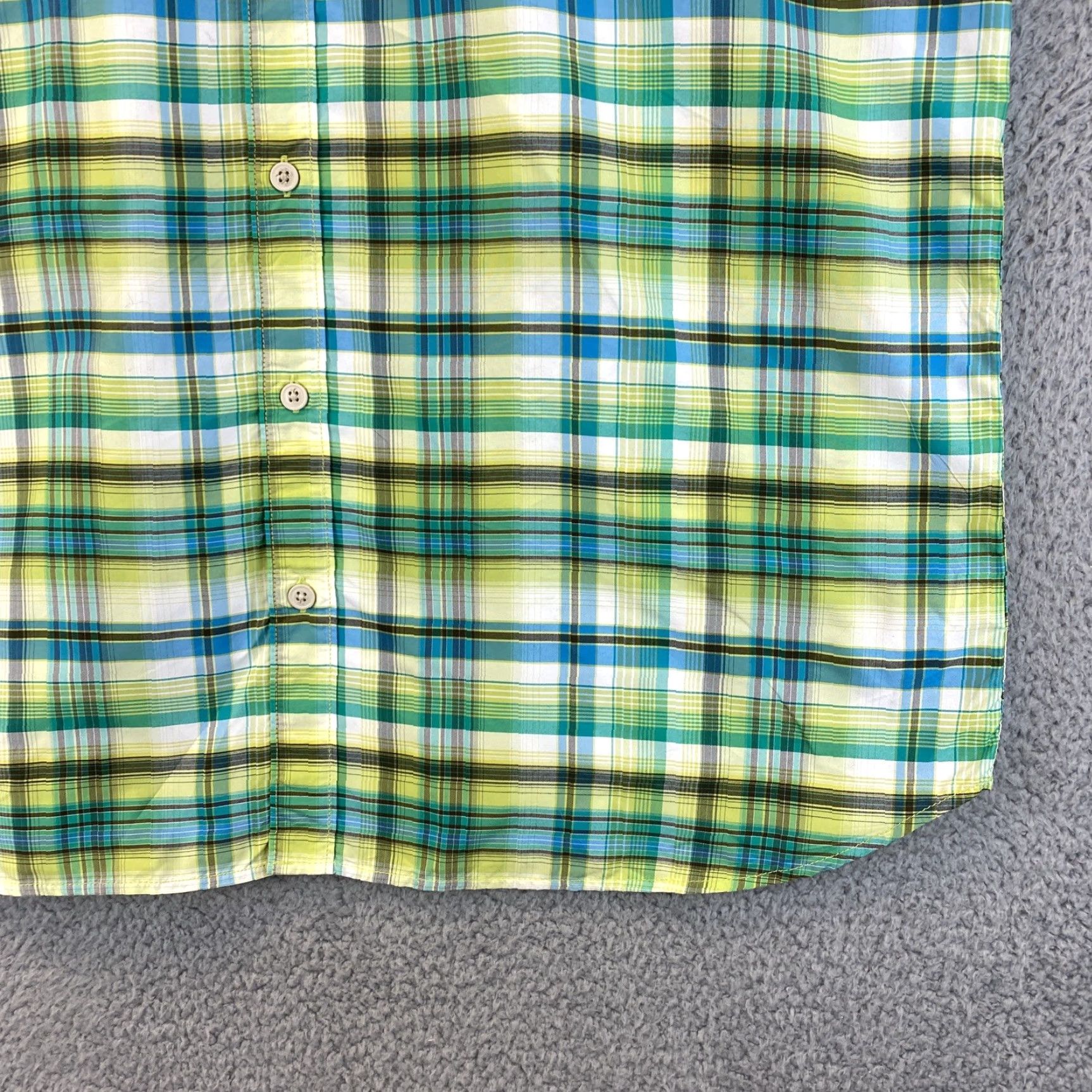 Vintage Columbia Button-Down Shirt Mens XL Green Plaid Cotton Classic Fit Button Up /68-25 Size US XL / EU 56 / 4 - 6 Thumbnail