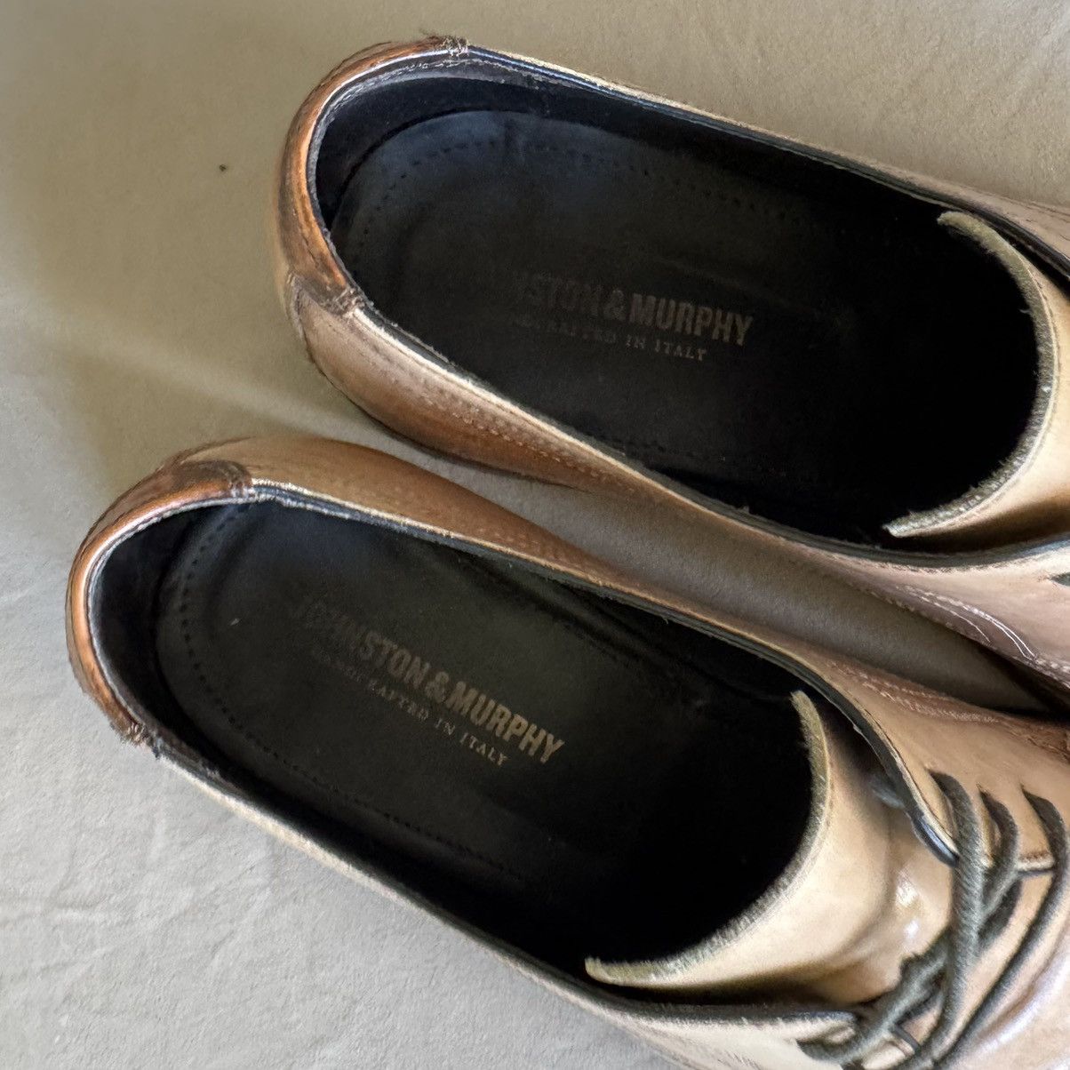 Designer × Johnston & Murphy Johnston & Murphy Cap Toe Oxfords Size US 11 / EU 44 - 8 Thumbnail