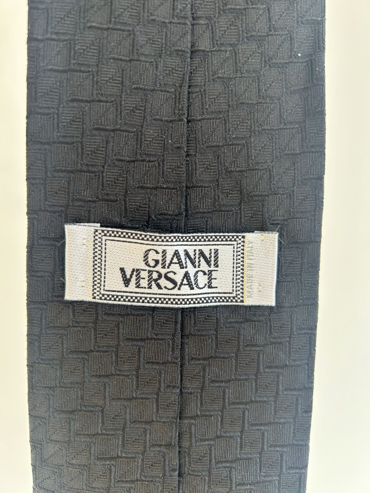 Versace Gianni Versace Vintage Tie Gray Size ONE SIZE - 5 Thumbnail