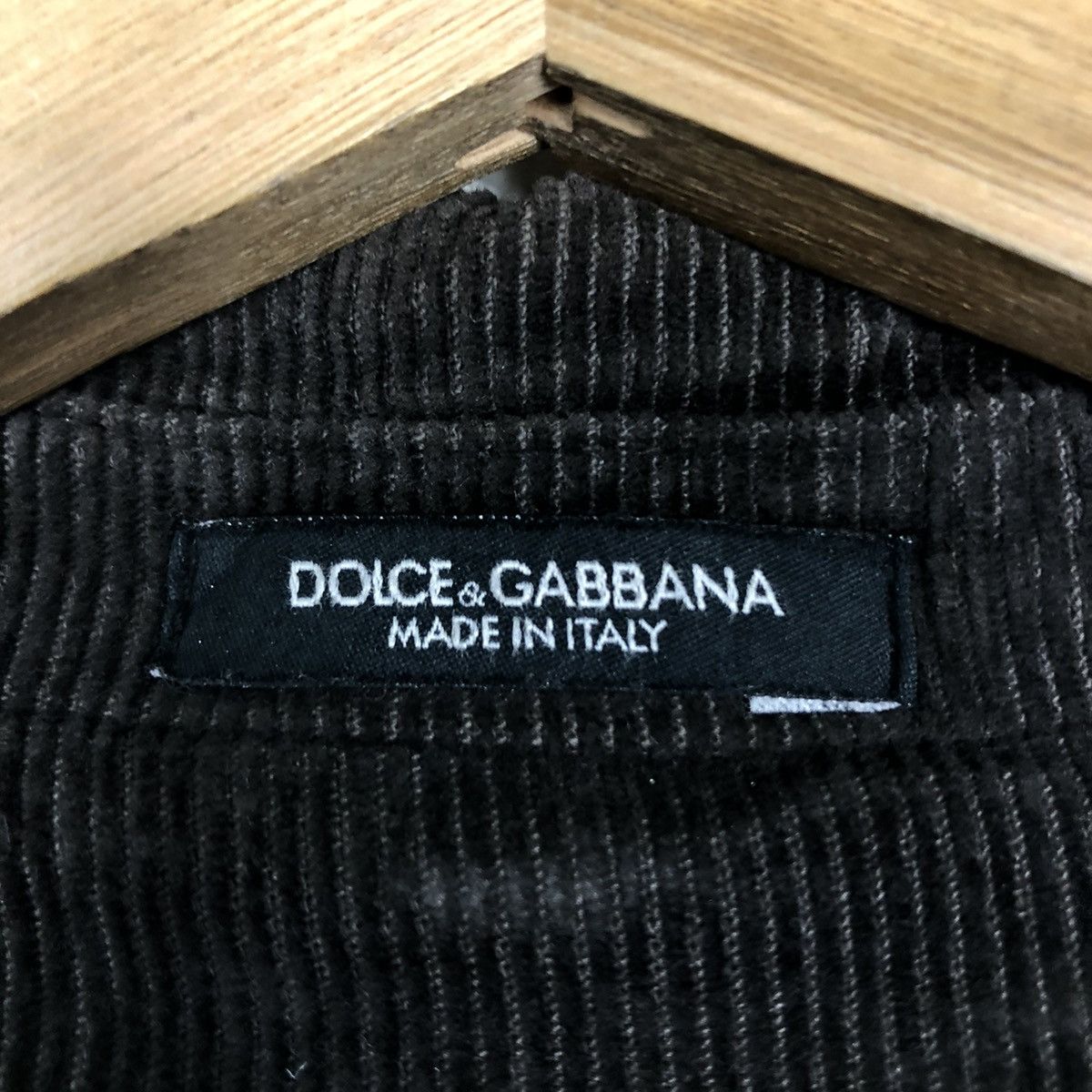 Dolce & Gabbana 🔥Iconic Black - Corduroy Jacket Double Breast Work Style Size US S / EU 44-46 / 1 - 12 Thumbnail