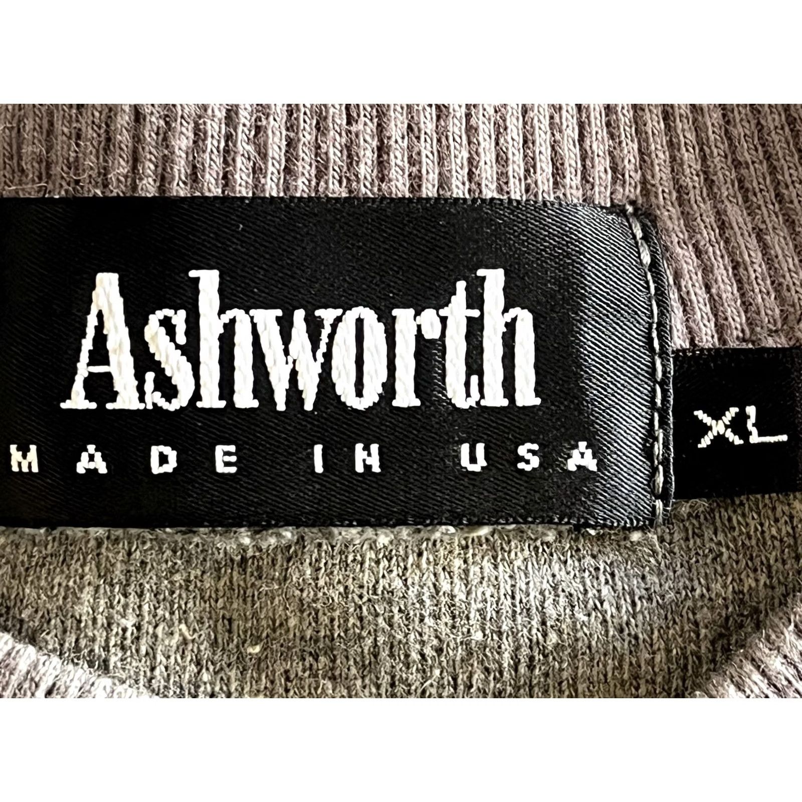 Vintage Ashworth Mens Gray Cotton Knit Vest V-Neck Pullover XL Golf Knit Sweater Pullover Casual Men Regular Size XL Gray V-Neck Ashworth Size US XL / EU 56 / 4 - 5 Thumbnail