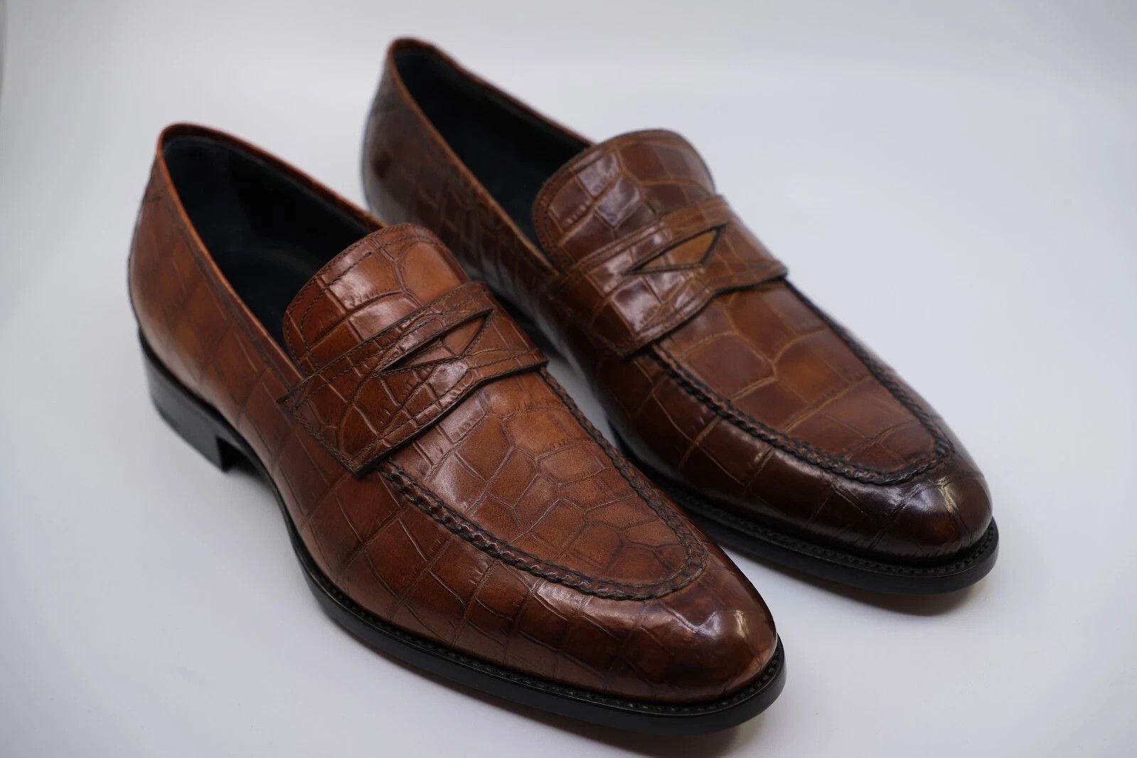 Ermenegildo Zegna New Ermenegildo Zegna Premium Brown UK 8.5 US 9.5 EU 42.5 Size US 9.5 / EU 42-43 - 2 Thumbnail