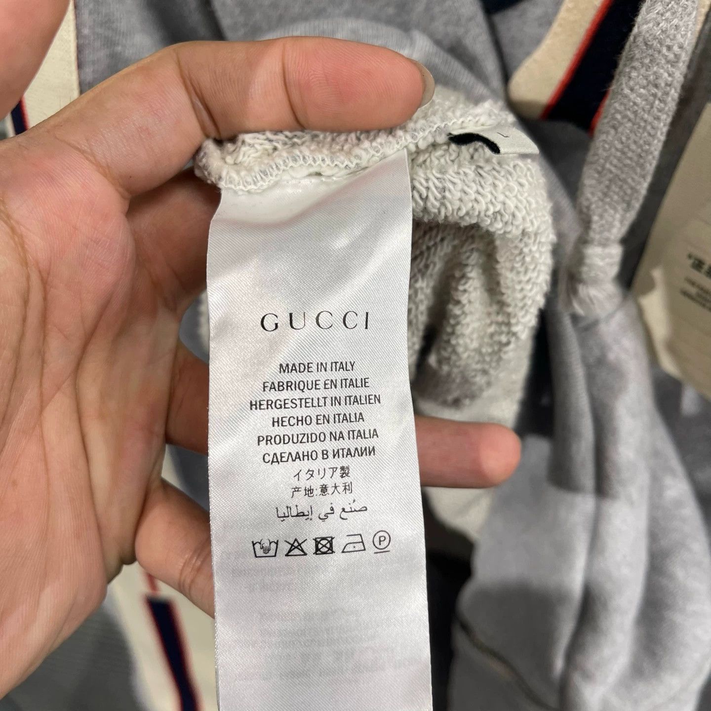 Gucci Gucci Gray Butterfly Logo Zip Jacket L Size L / US 10 / IT 46 - 4 Thumbnail