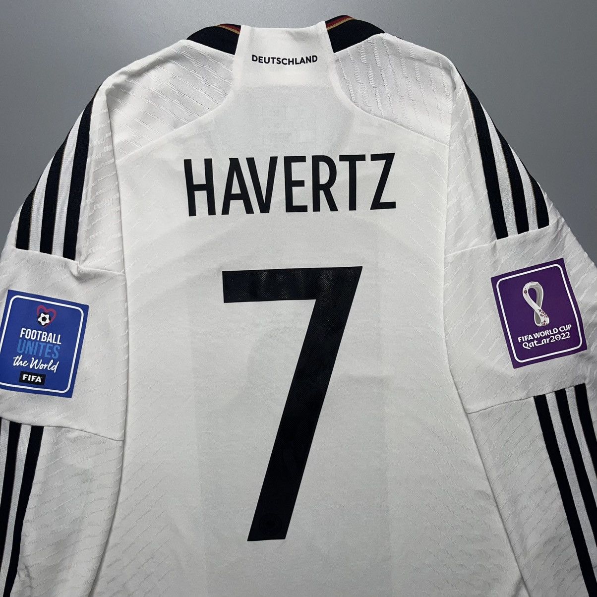 Adidas GERMANY ADIDAS 2022 WORLD CUP SOCCER HOME JERSEY #7 HAVERTZ Size US M / EU 48-50 / 2 - 10 Thumbnail