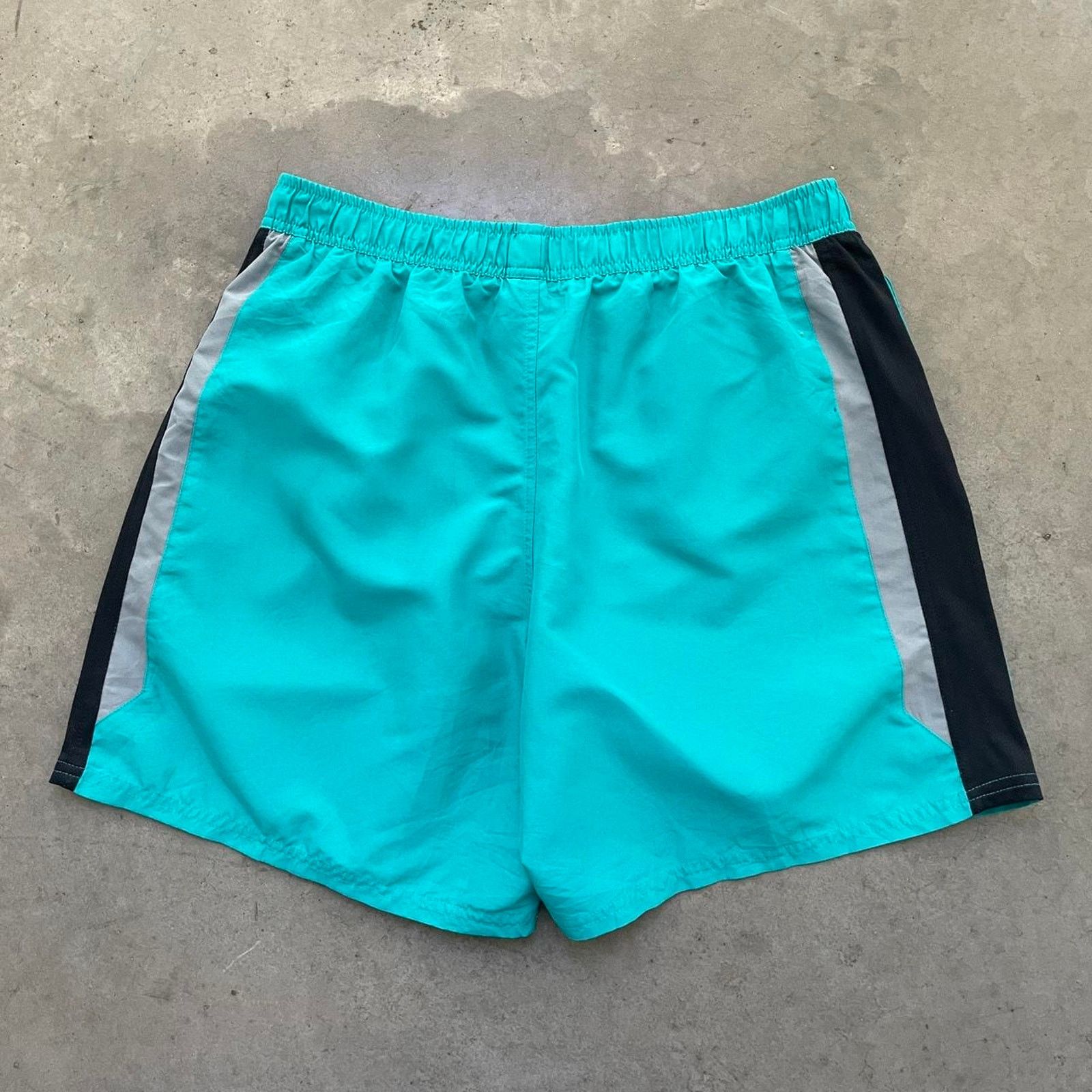 Nike Nike Teal Swim Shorts Size US 35 - 2 Thumbnail