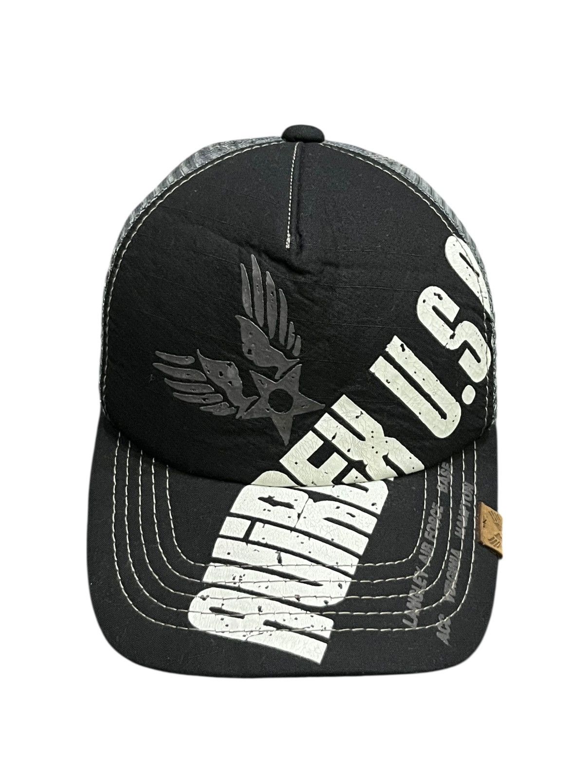Avirex Vintage AVIREX Slant-printed Spell-out Trucker Hat Size ONE SIZE - 5 Thumbnail