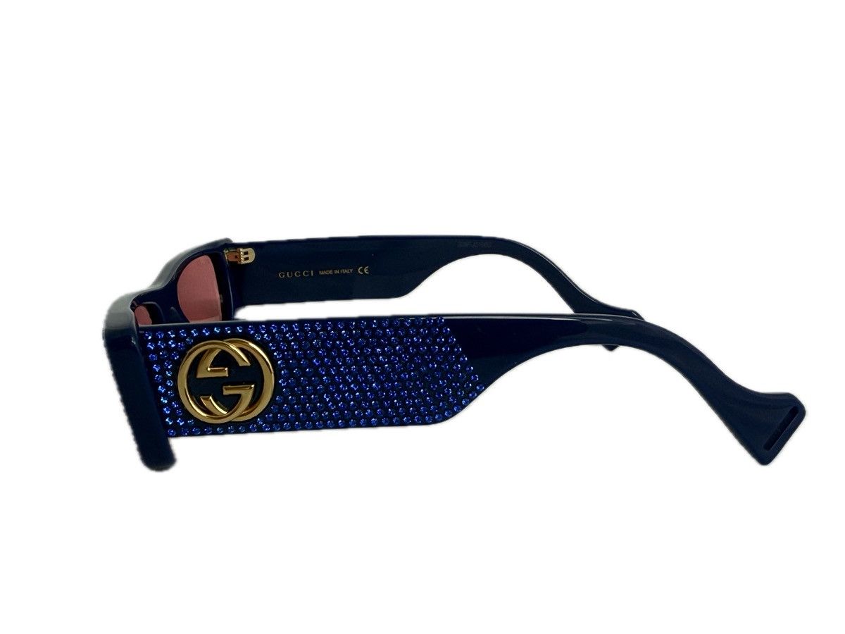 Gucci Gucci su glasse with blue diamonds Size ONE SIZE - 6 Thumbnail