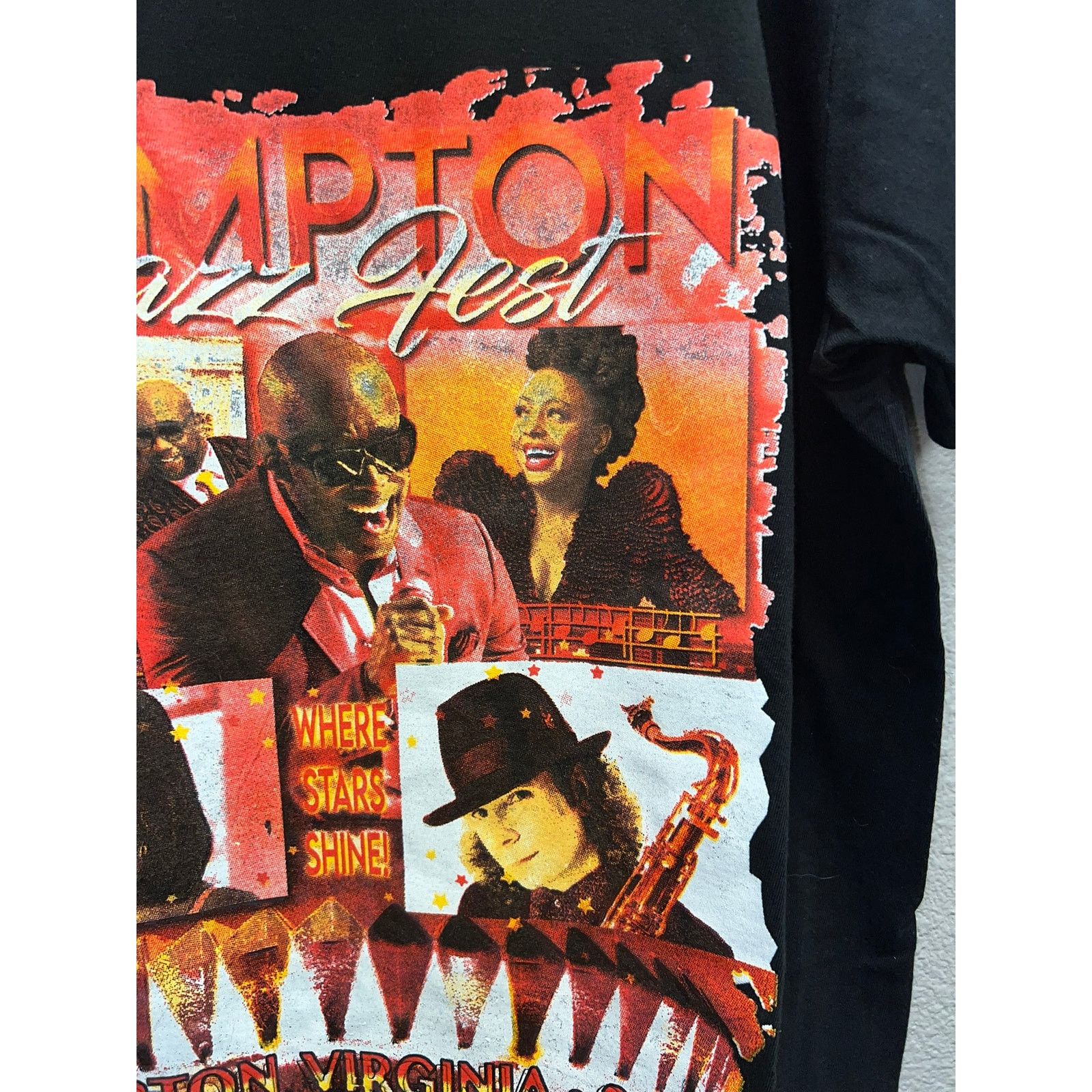 Pacific and Co. Hampton Jazz Festival Shirt 2 Men Jon Batiste Graphic Tee M Size US M / EU 48-50 / 2 - 4 Thumbnail