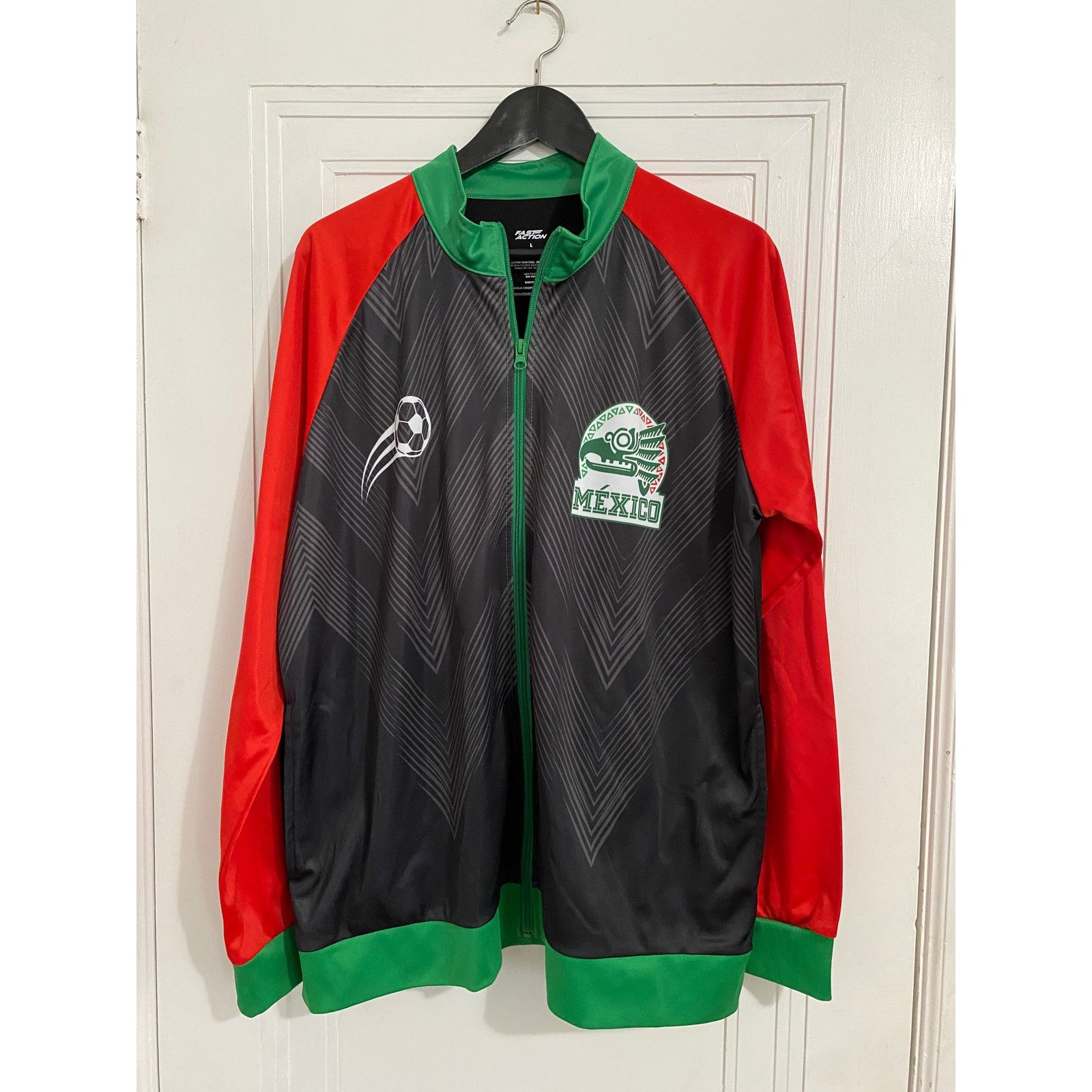 Other Mexico Soccer Full-Zip Sweatshirt Size Large Size US L / EU 52-54 / 3 - 1 Thumbnail