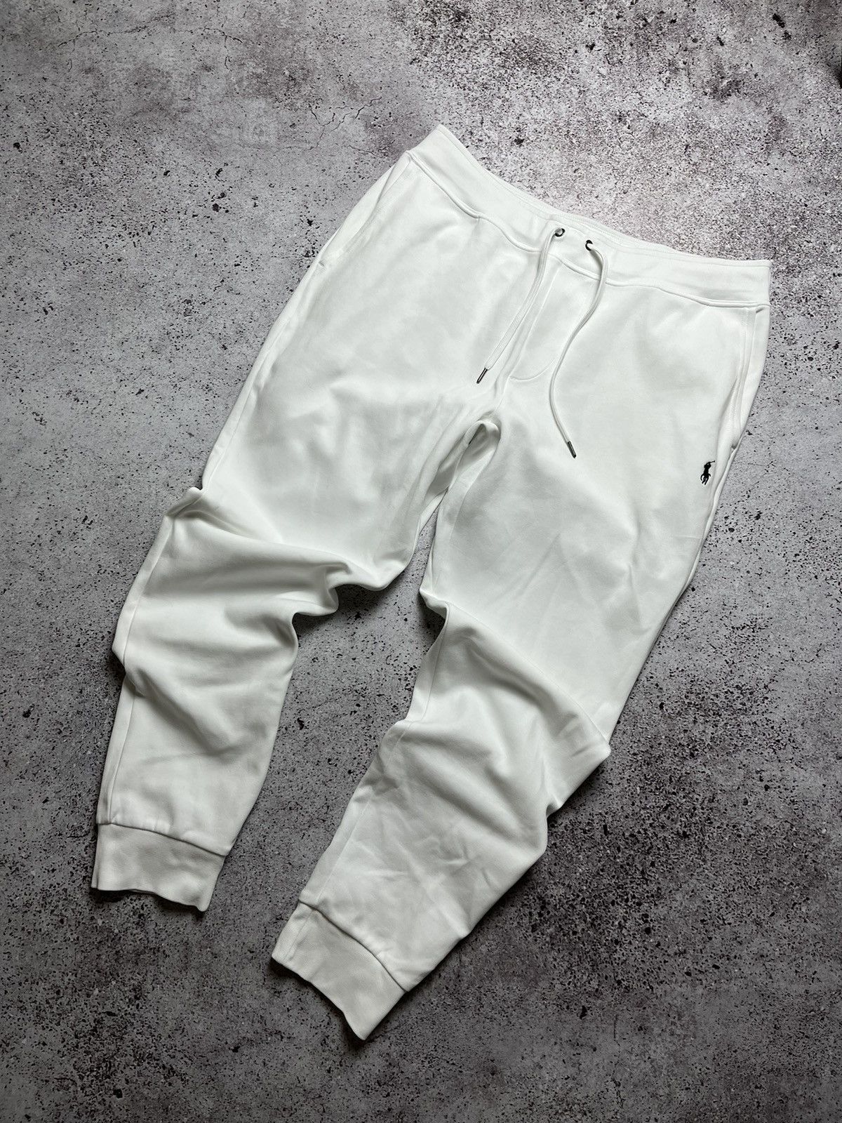 Polo Ralph Lauren × Vintage 🏇Vintage Polo Ralph Laurent Sweatpants White Colour Size US 32 / EU 48 - 1 Thumbnail