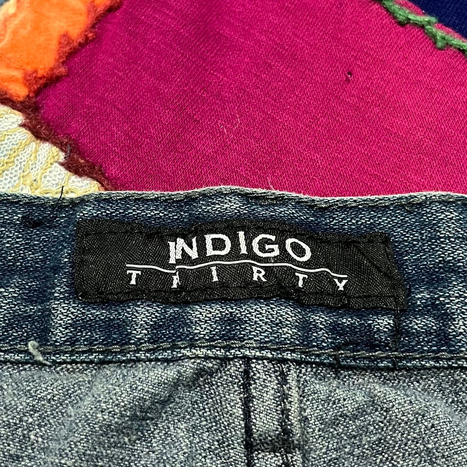 Other Y2K Indigo Thirty Faded Skater Blue Baggy Jeans 34Wx32L Size US 34 / EU 50 - 7 Thumbnail