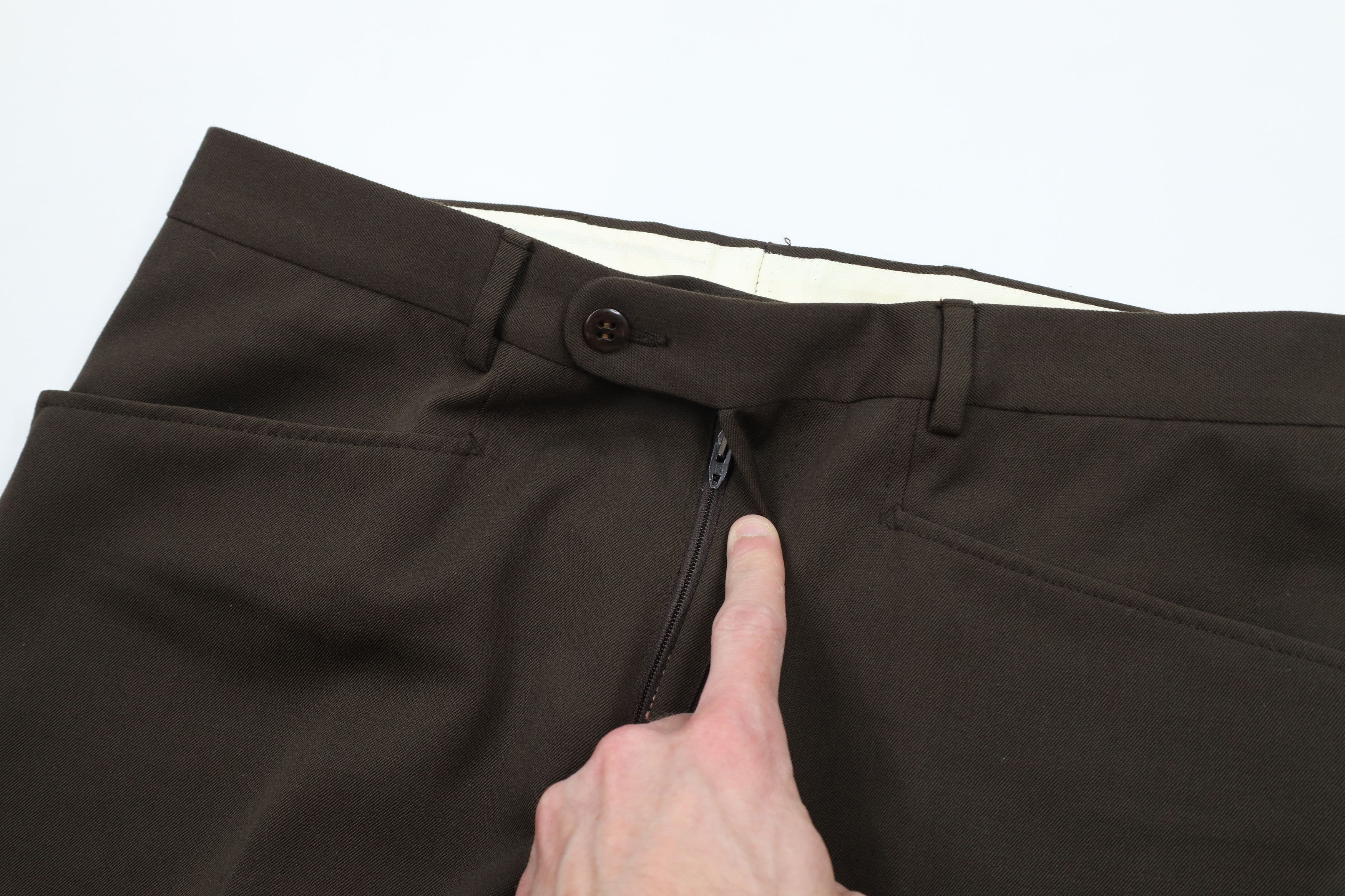 Vintage Vintage 70s Streetwear Bell Bottoms Pants Trousers Brown Size US 32 / EU 48 - 5 Thumbnail