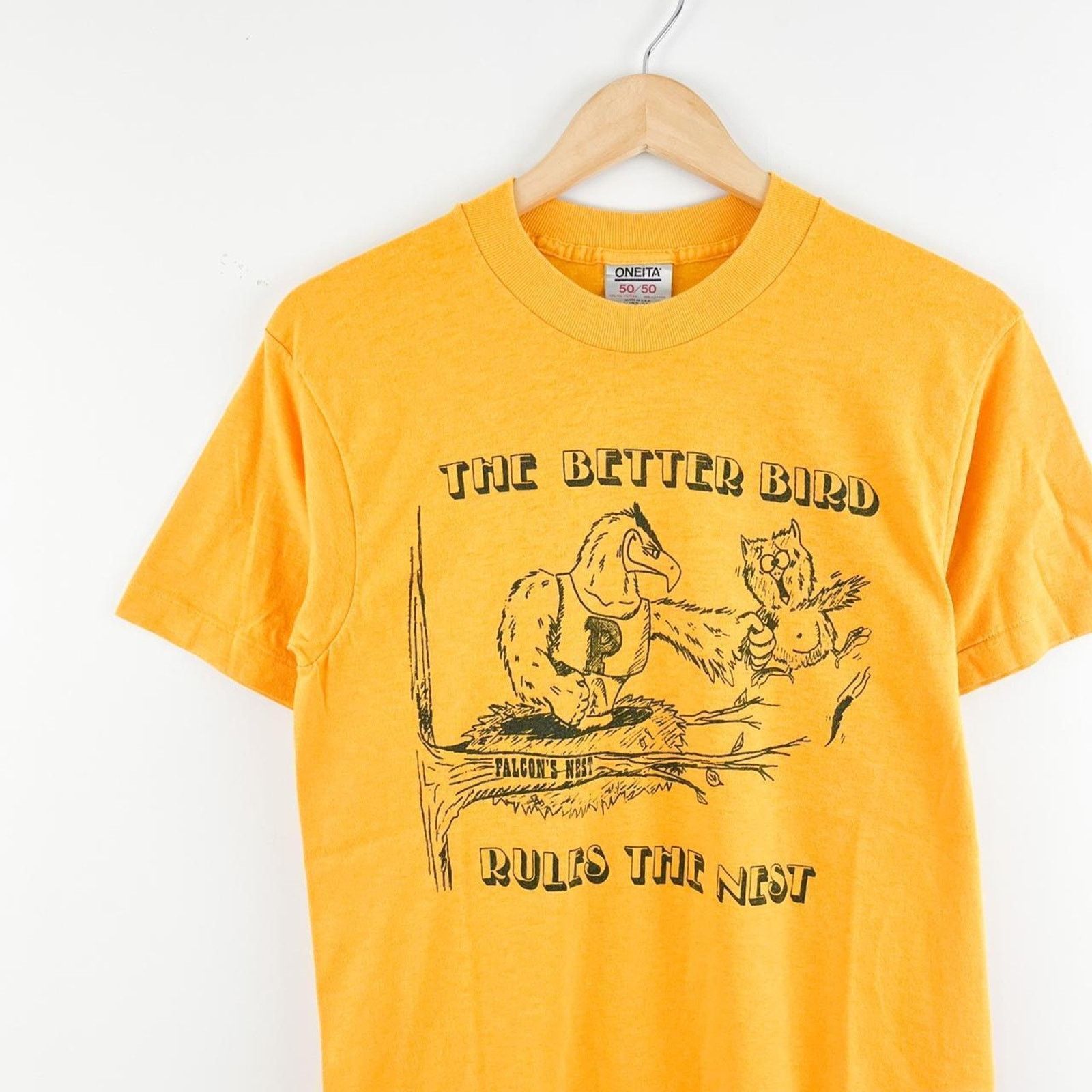 Vintage Vintage Better Bird Rules the Nest Graphic University Tee L Size US L / EU 52-54 / 3 - 2 Thumbnail