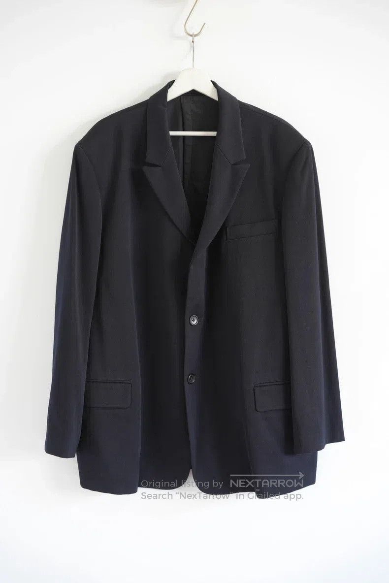 Yohji Yamamoto YOHJI YAMAMOTO Back Collar Hollow-Out Suit Size US S / EU 44-46 / 1 - 1 Thumbnail