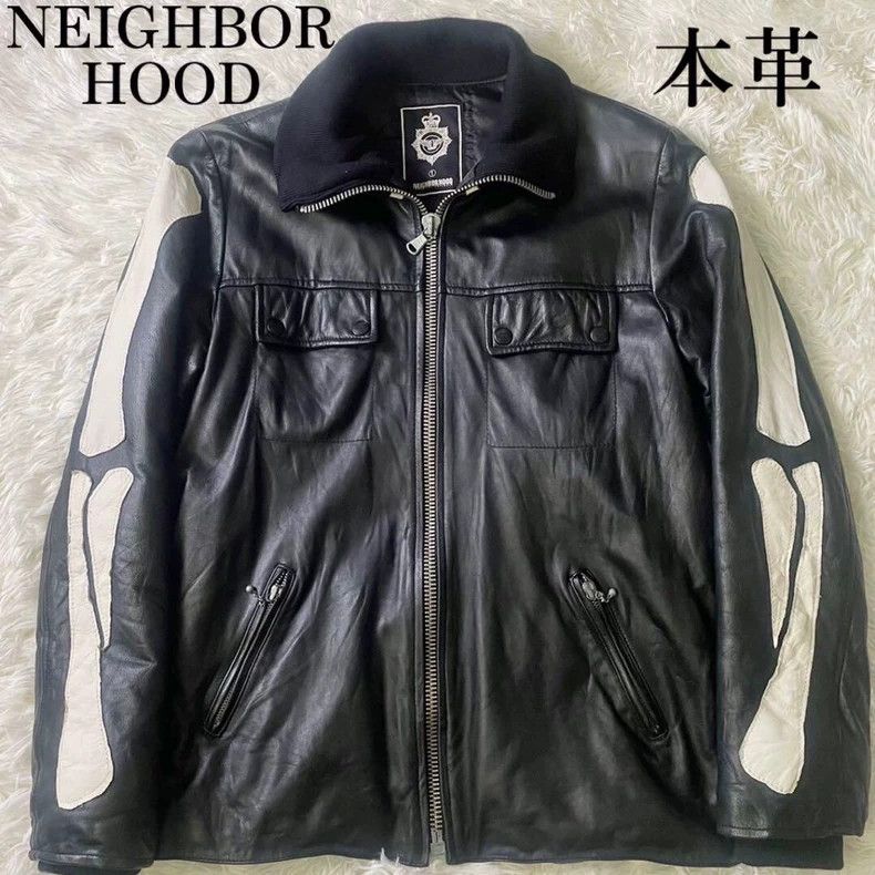 Neighborhood NEIGHBORHOOD Leather Jacket Size 1 - dmc Size US L / EU 52-54 / 3 - 1 Thumbnail