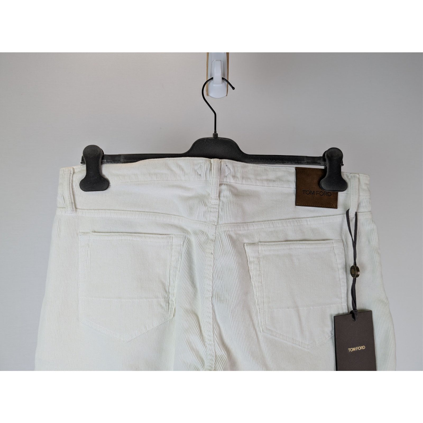 Tom Ford o1rshd1 Straight Fit Denim Jeans in White Size US 34 / EU 50 - 12 Thumbnail