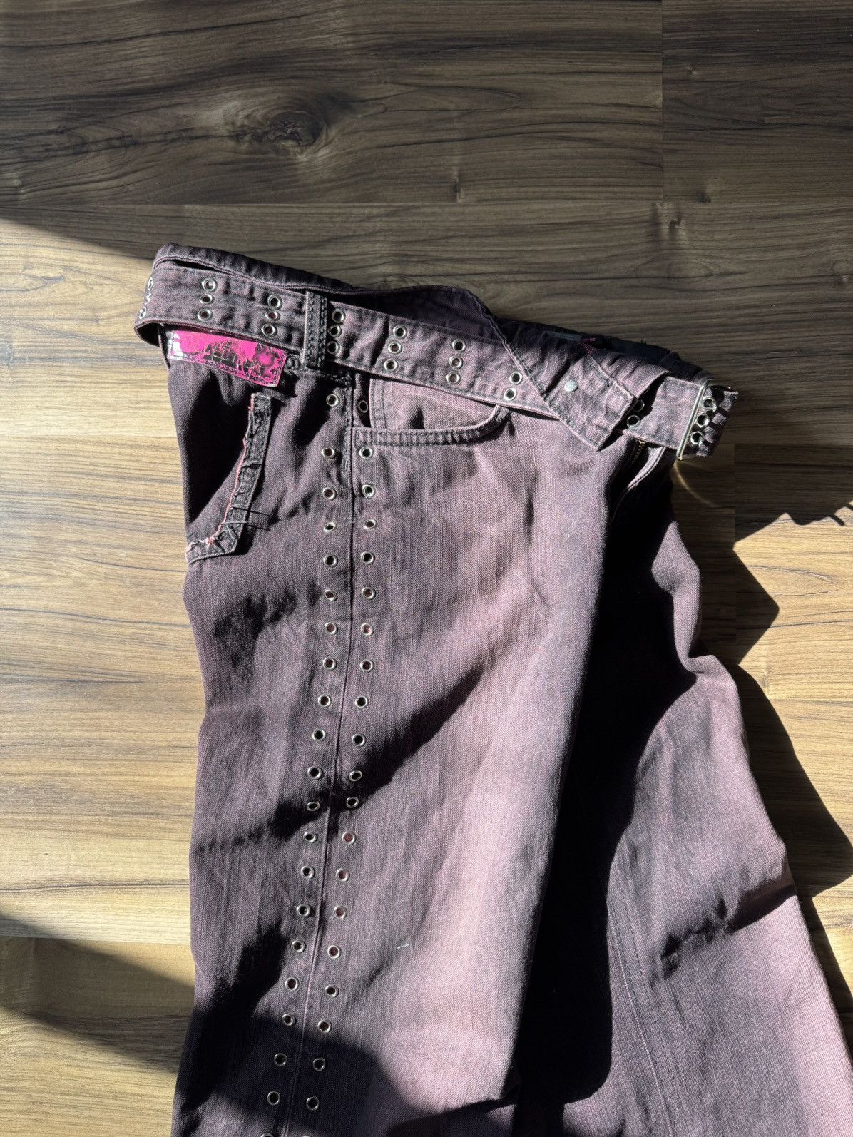 Cheap Monday Cheap Monday AntiLow Waist Baggy Jeans Pink Purple Size 27" / US 4 / IT 40 - 21 Thumbnail