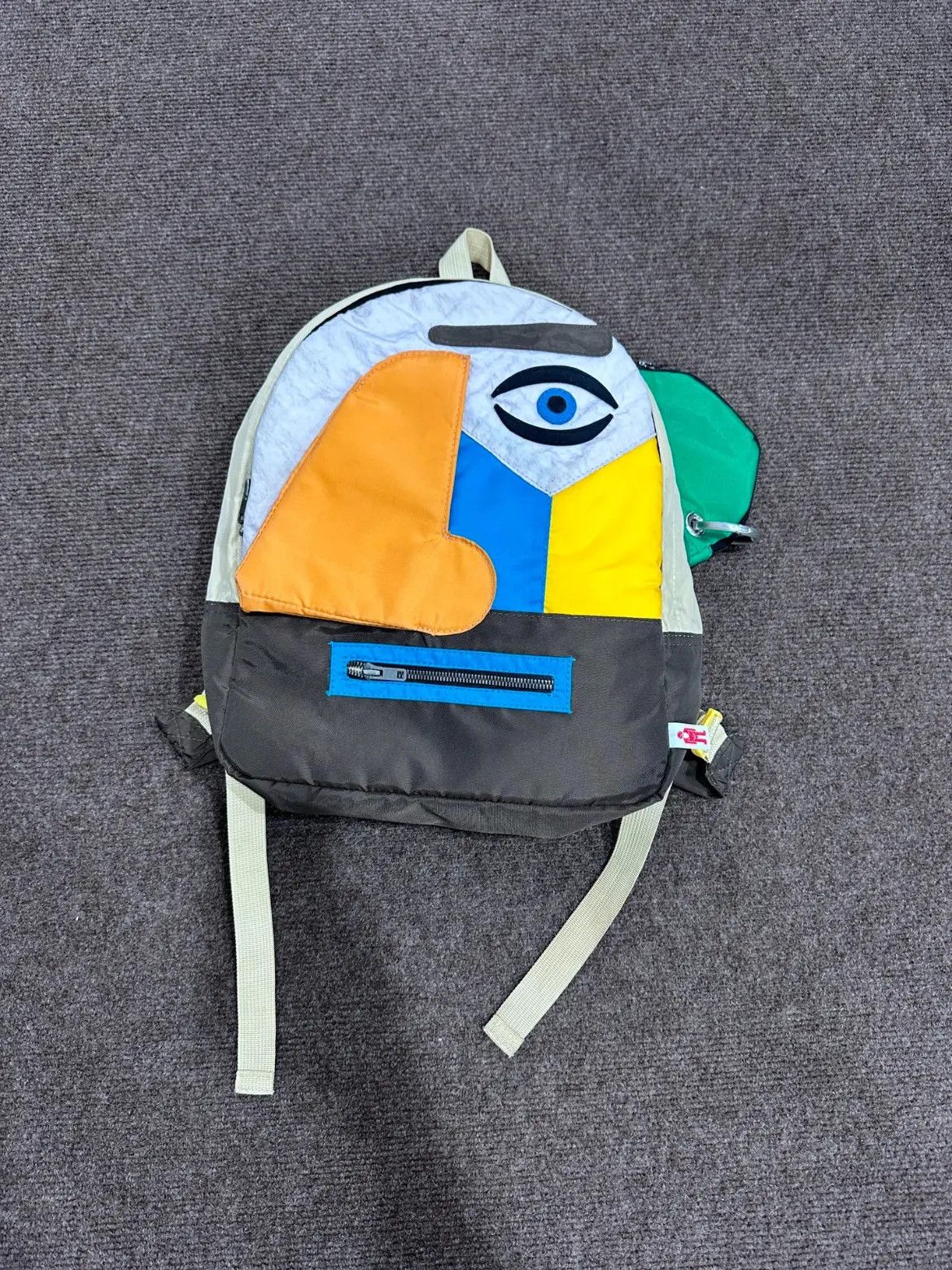 Walter Van Beirendonck 3D face backpack