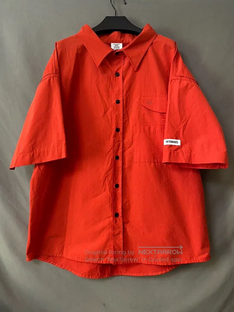 Vetements Vetements Anti-War Shirt Short Sleeve Size US M / EU 48-50 / 2 - 1 Thumbnail