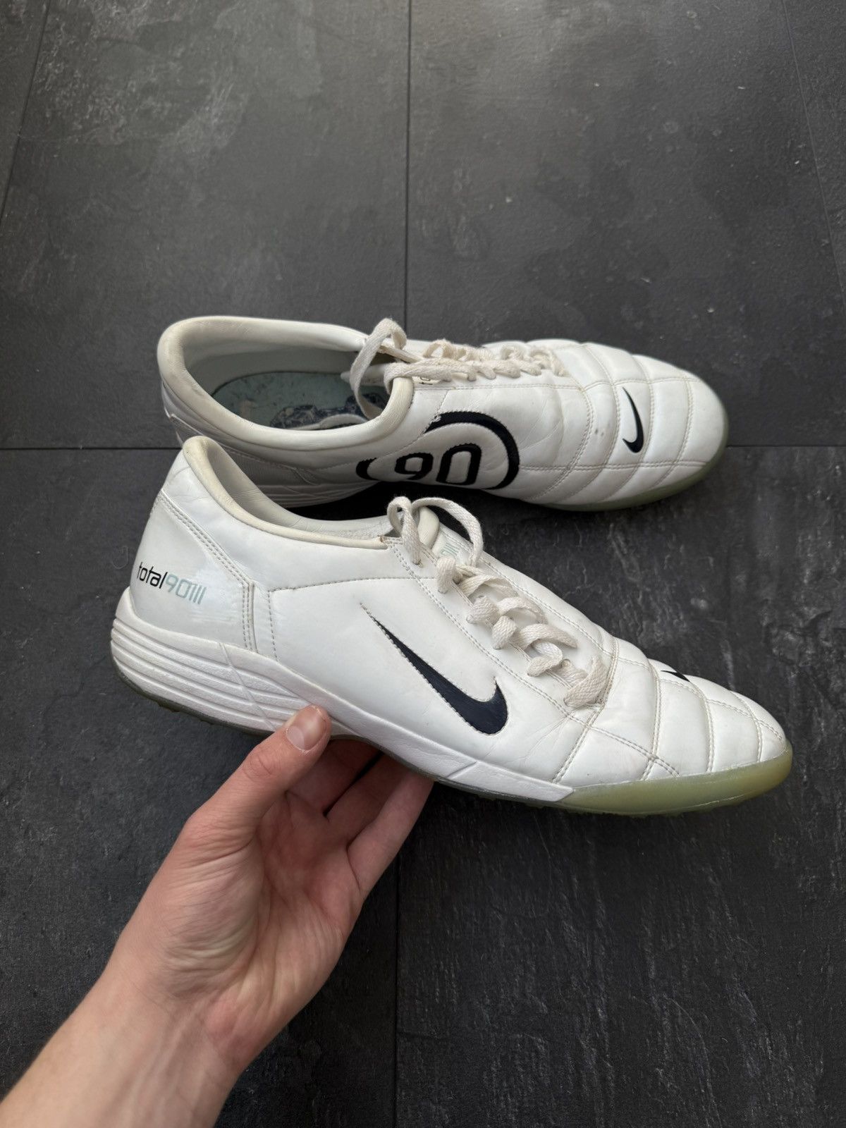 Nike × Vintage Vintage Nike total 90 III soccer football boots Size US 12.5 / EU 45-46 - 2 Thumbnail