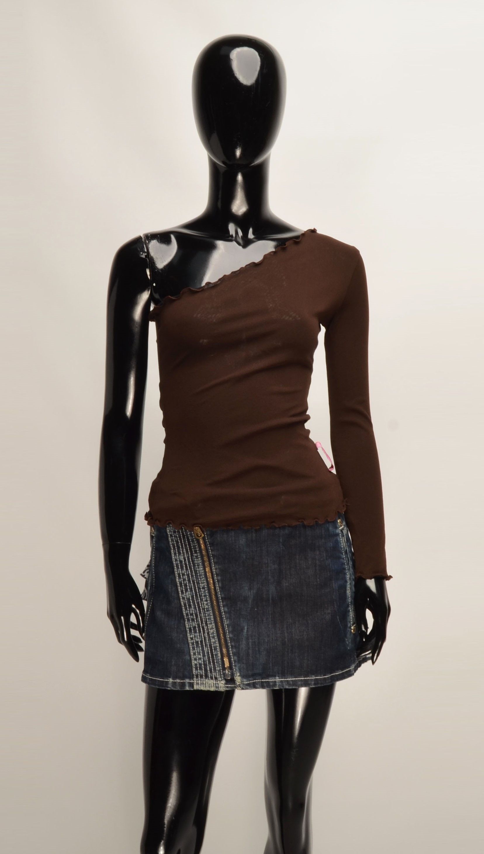 Other Herzhell Camilla Y2K Reversible Mesh One Shoulder Top Size S / US 4 / IT 40 - 1 Thumbnail