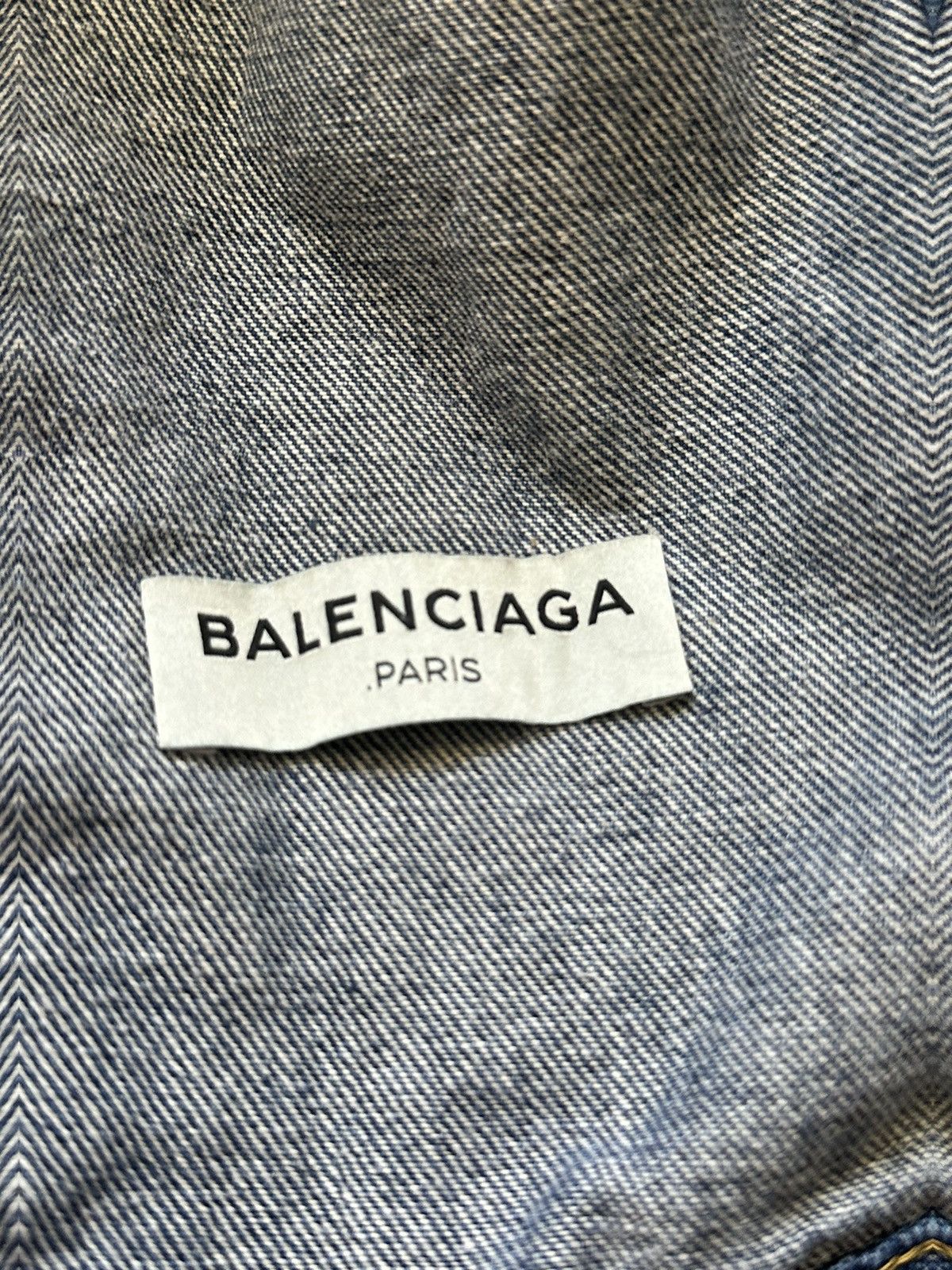 Balenciaga Balenciaga Swing Denim Jacket Size US S / EU 44-46 / 1 - 3 Thumbnail