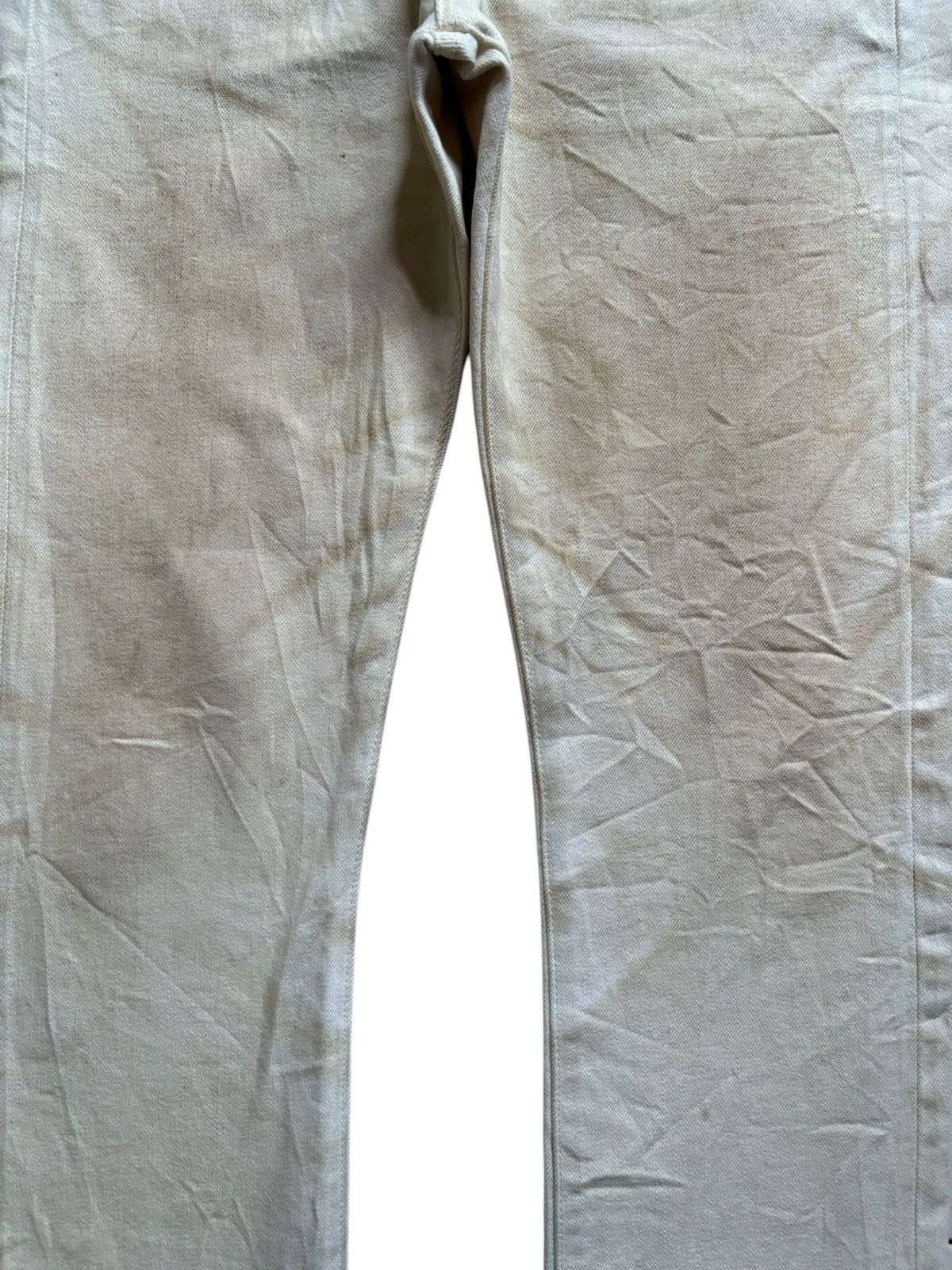 Japanese Brand × KURO Vintage Japanese Kuro Grunge Dirty Wash Selvedge Jeans Size US 32 / EU 48 - 6 Thumbnail