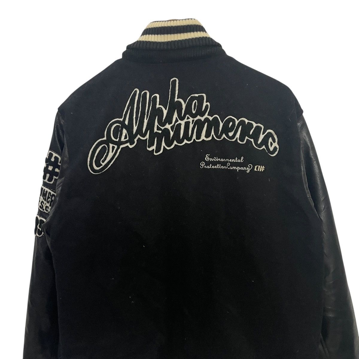 Alphanumeric Vintage Alphanumeric Spellout Big Logo Varsity Jacket Size US L / EU 52-54 / 3 - 8 Thumbnail