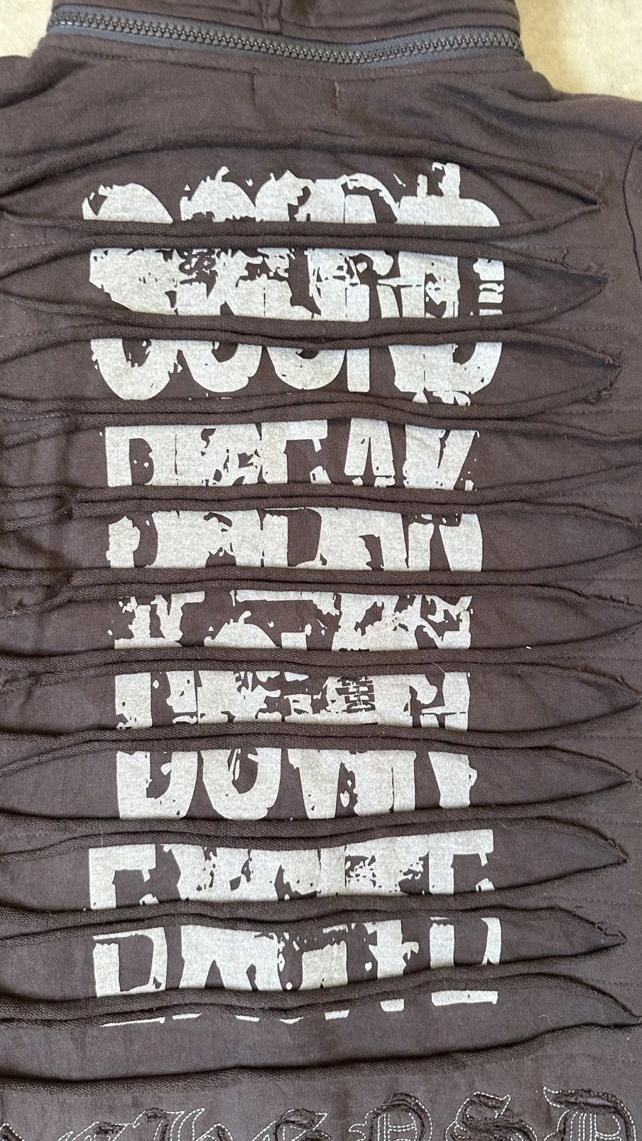 Japanese Brand VINTAGE JAPANESE PUNK AVANT GARDE HOODIE Size M / US 6-8 / IT 42-44 - 10 Thumbnail